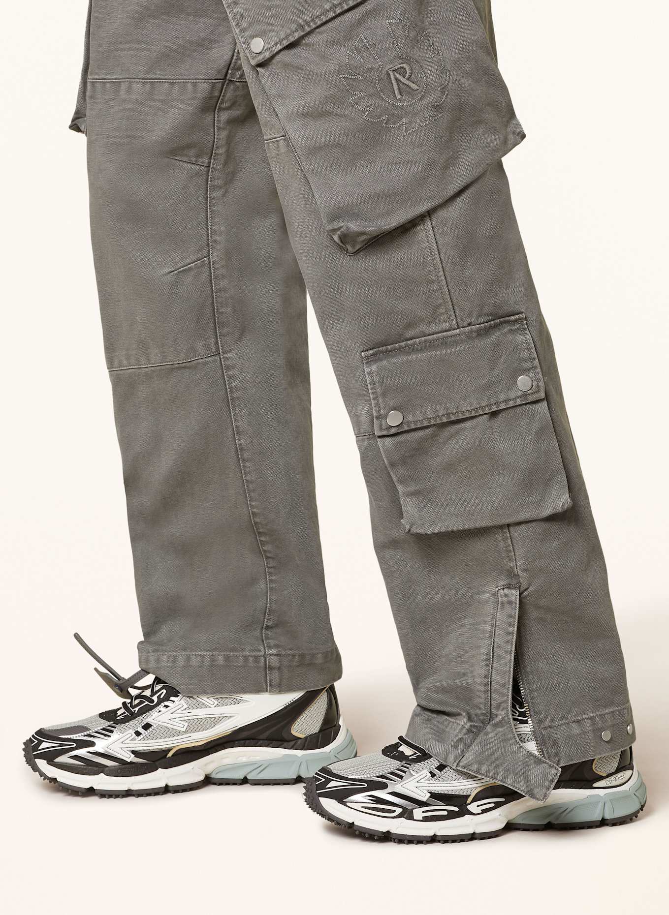 REPRESENT Cargohose ENDURO Regular Fit, Farbe: GRAU (Bild 7)