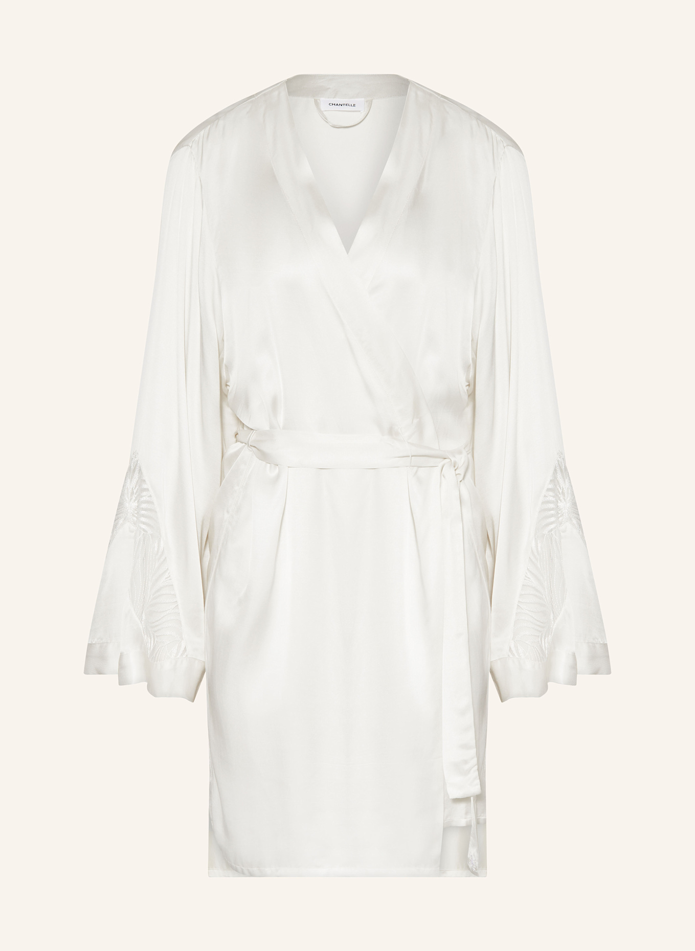 CHANTELLE Kimono LEGEND pour femme en satin: CRÈME