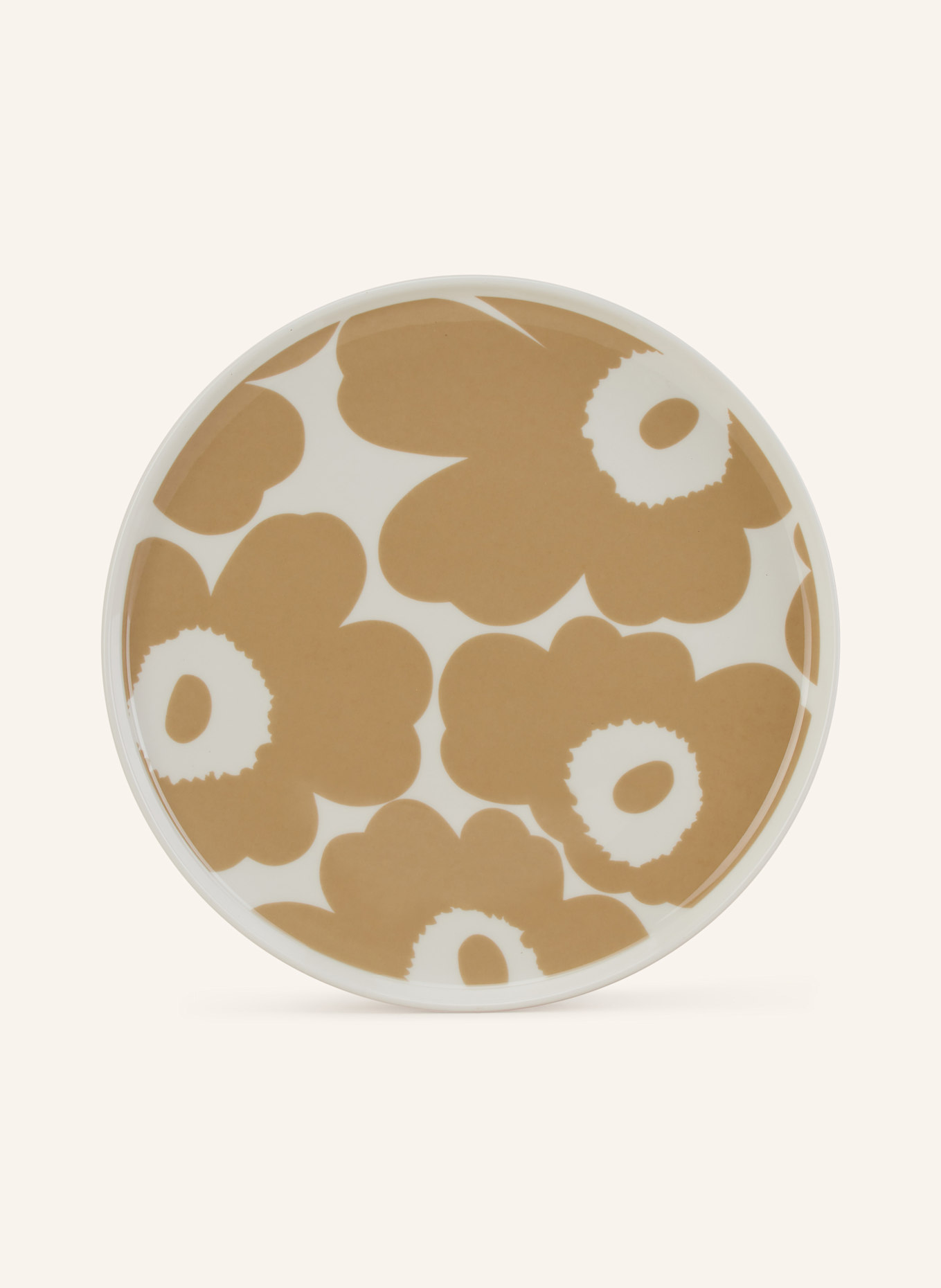 marimekko 6er-Set Dessertteller OIVA/UNIKKO: CREME / BEIGE