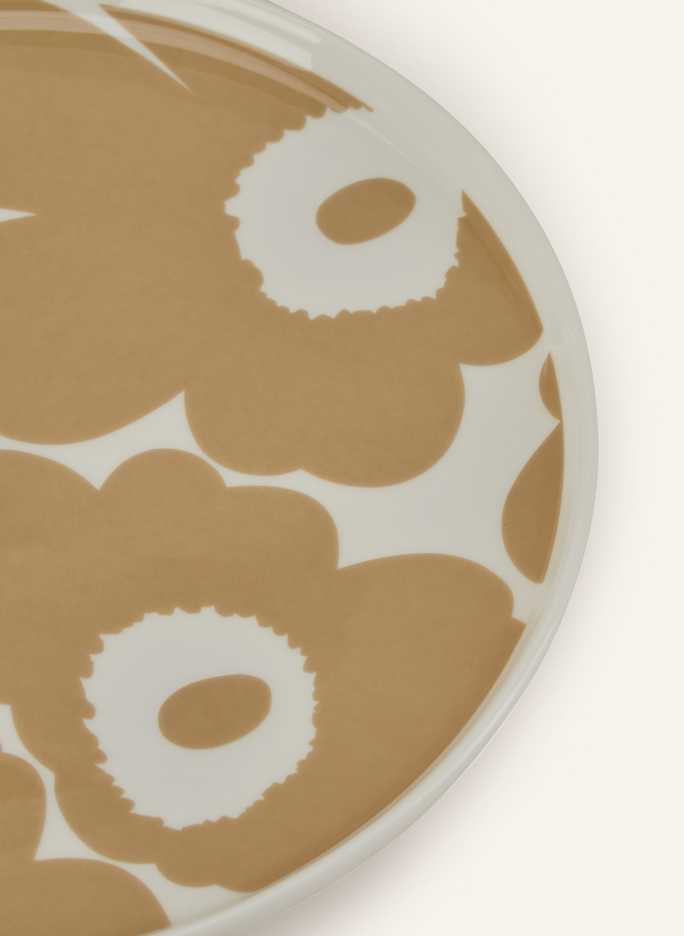 marimekko 6er-Set Dessertteller OIVA/UNIKKO: CREME / BEIGE