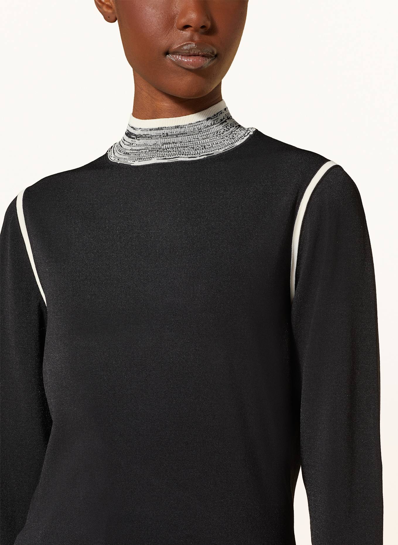 REISS round-neck short-sleeve T-shirt Grau ROSA: BLACK/ CREAM