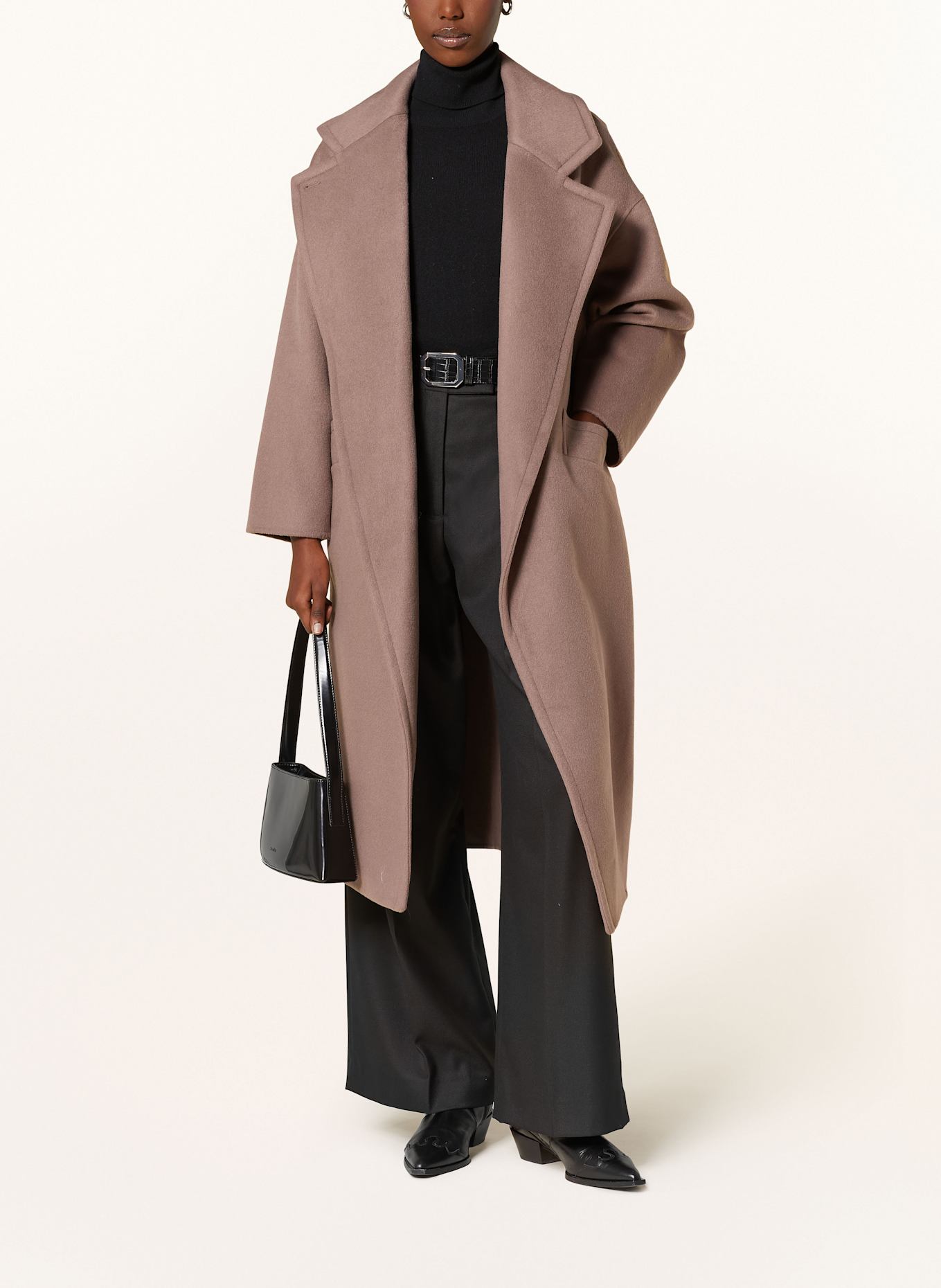 REISS Mantel BRIDGET: DUNKELBRAUN