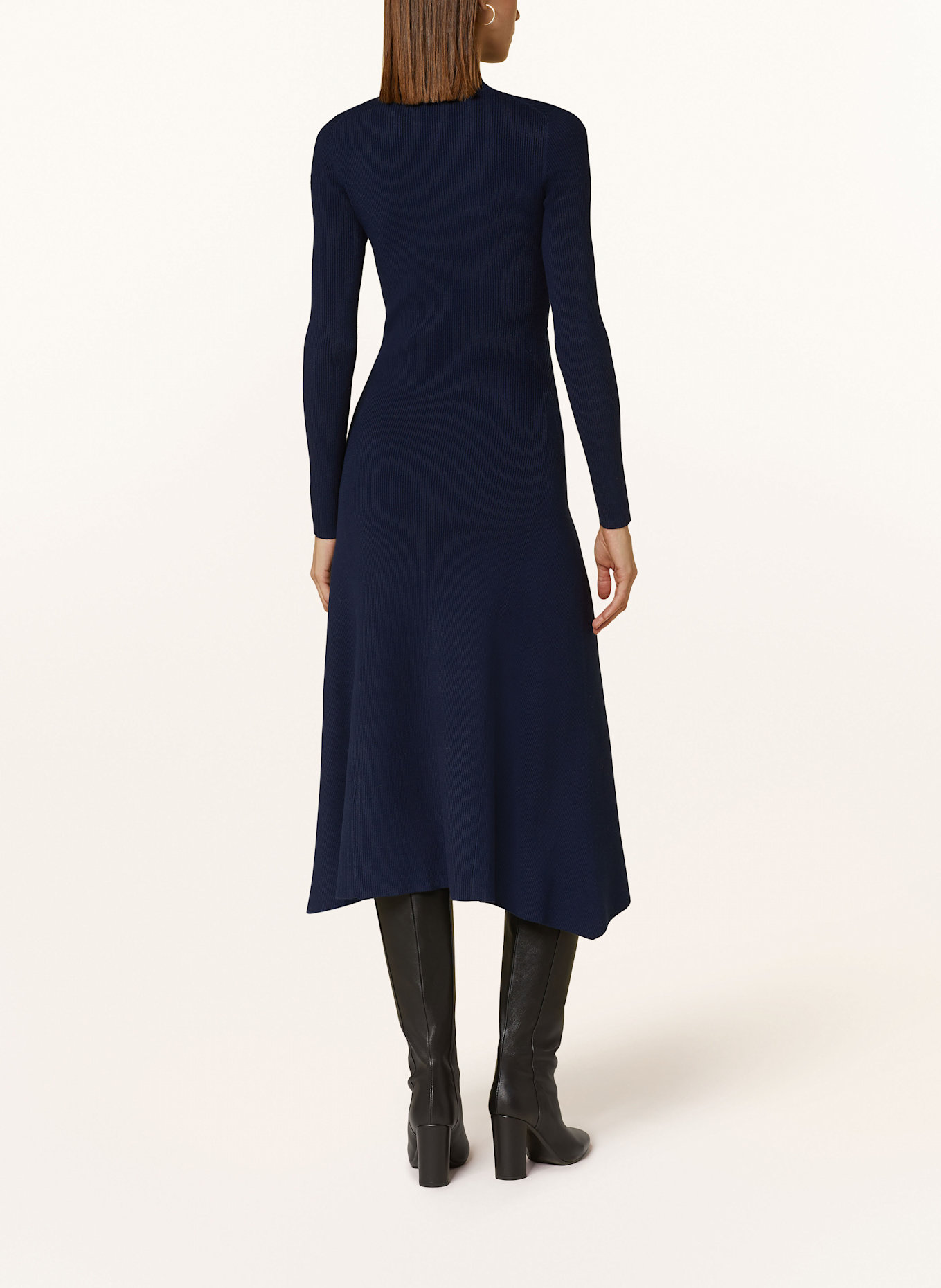 REISS Strickkleid: DUNKELBLAU