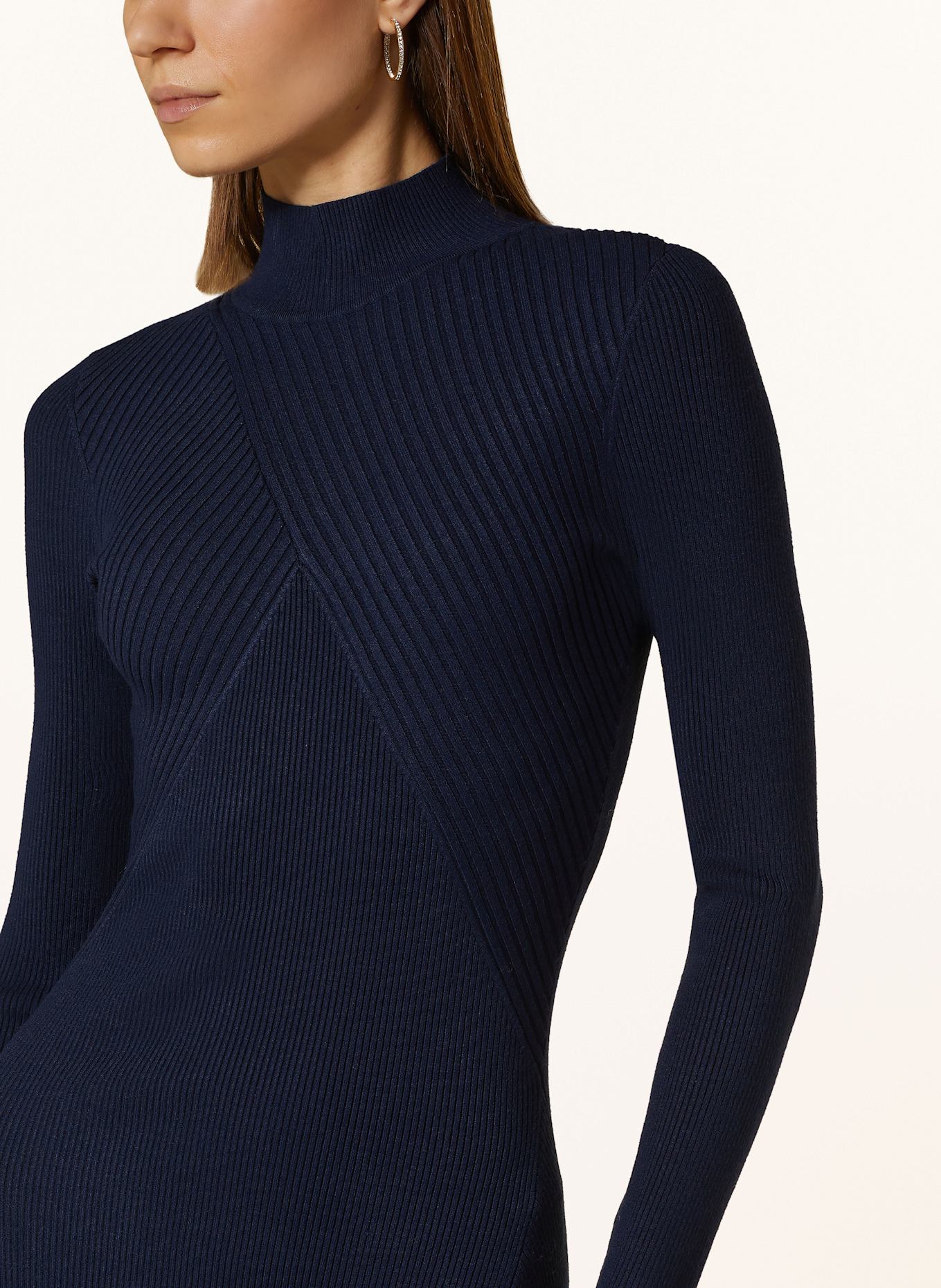 REISS Strickkleid: DUNKELBLAU