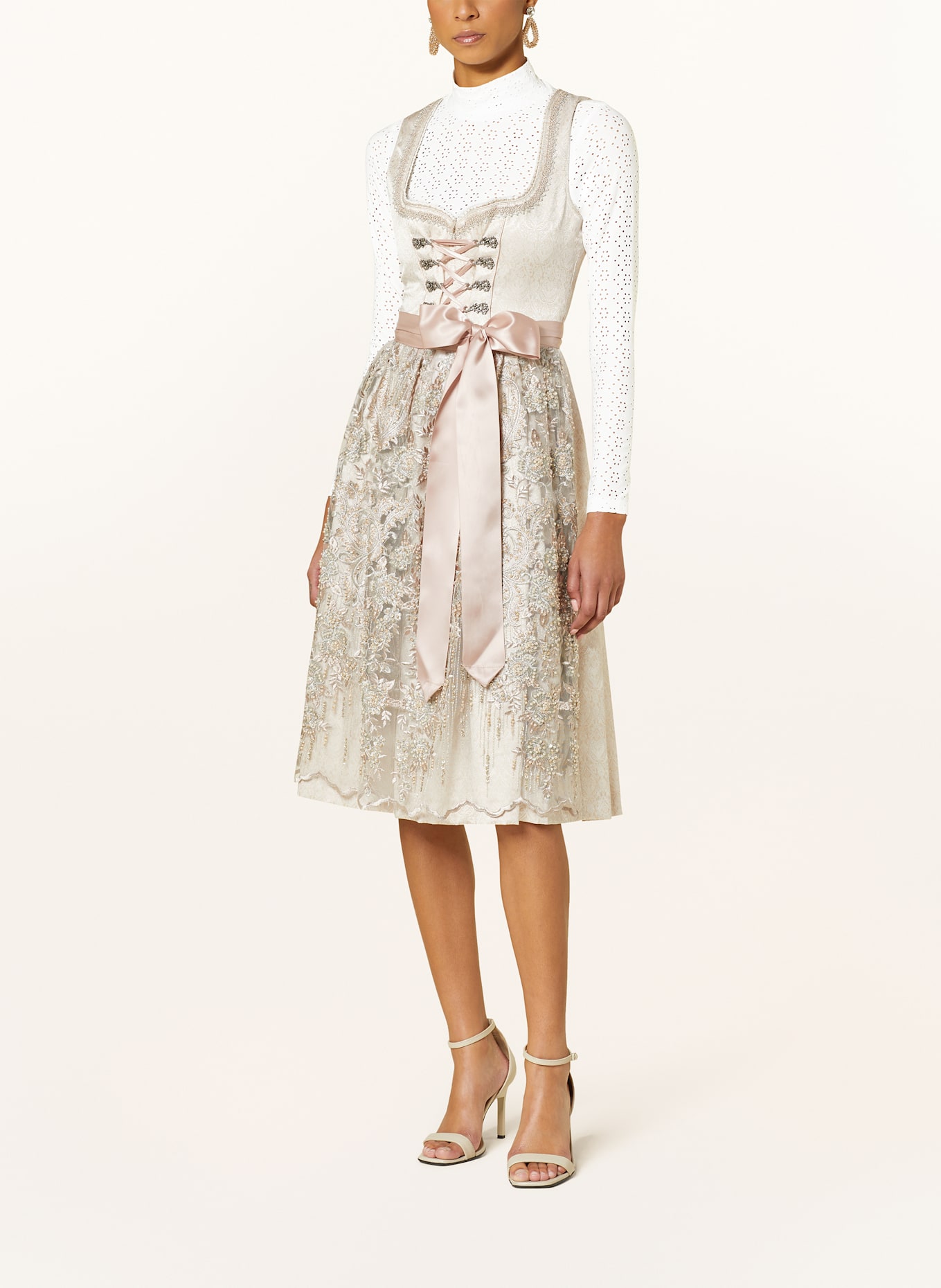 KRÜGER Dirndlbluse JULA: WEISS