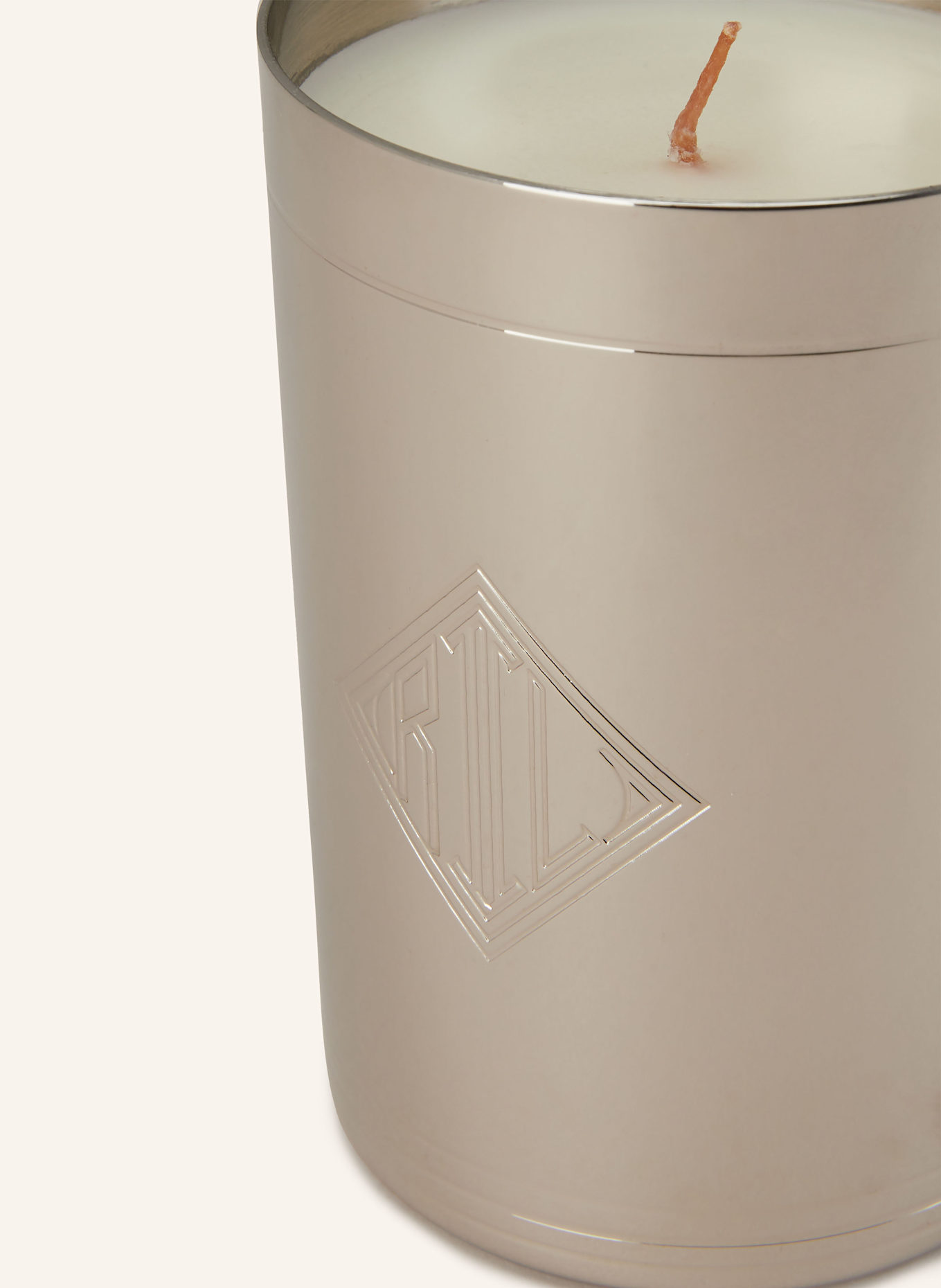 RALPH LAUREN HOME Duftkerze RHINELANDER: SILBER / WEISS