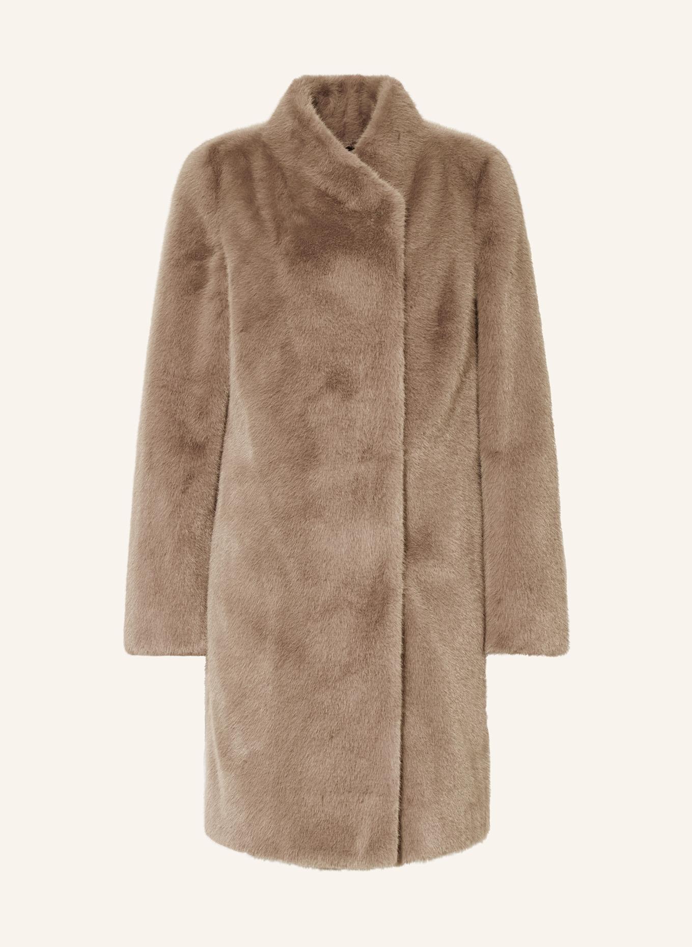 HOBBS Kunstpelz-Mantel TARINI: BRAUN