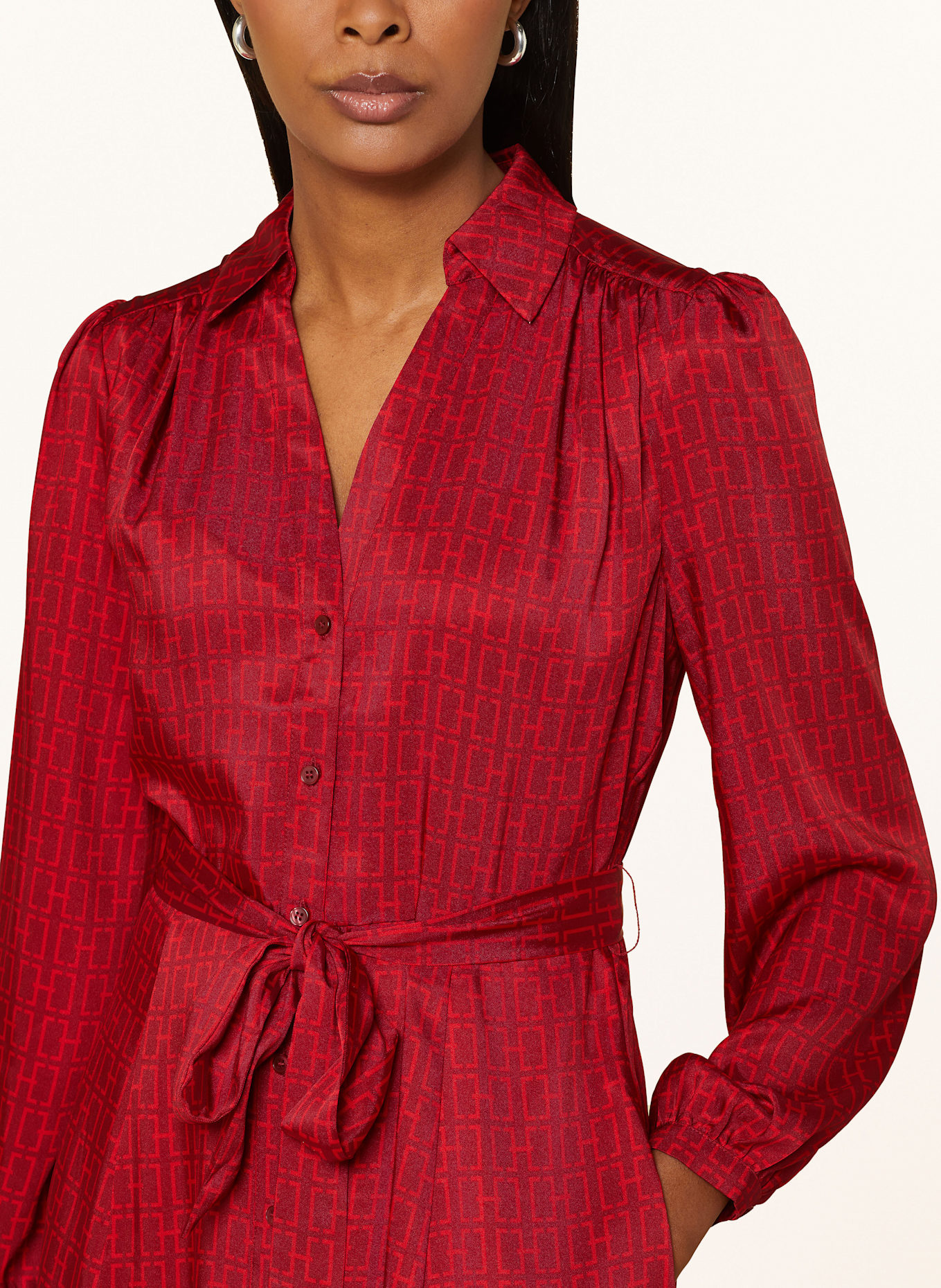 Satin blouse dress deals