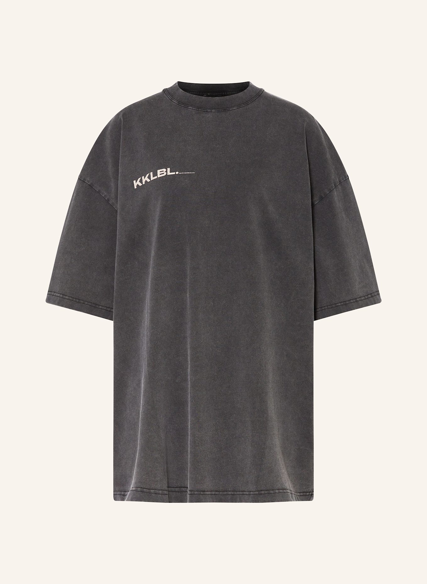 KARO KAUER T-Shirt PUM: DUNKELGRAU