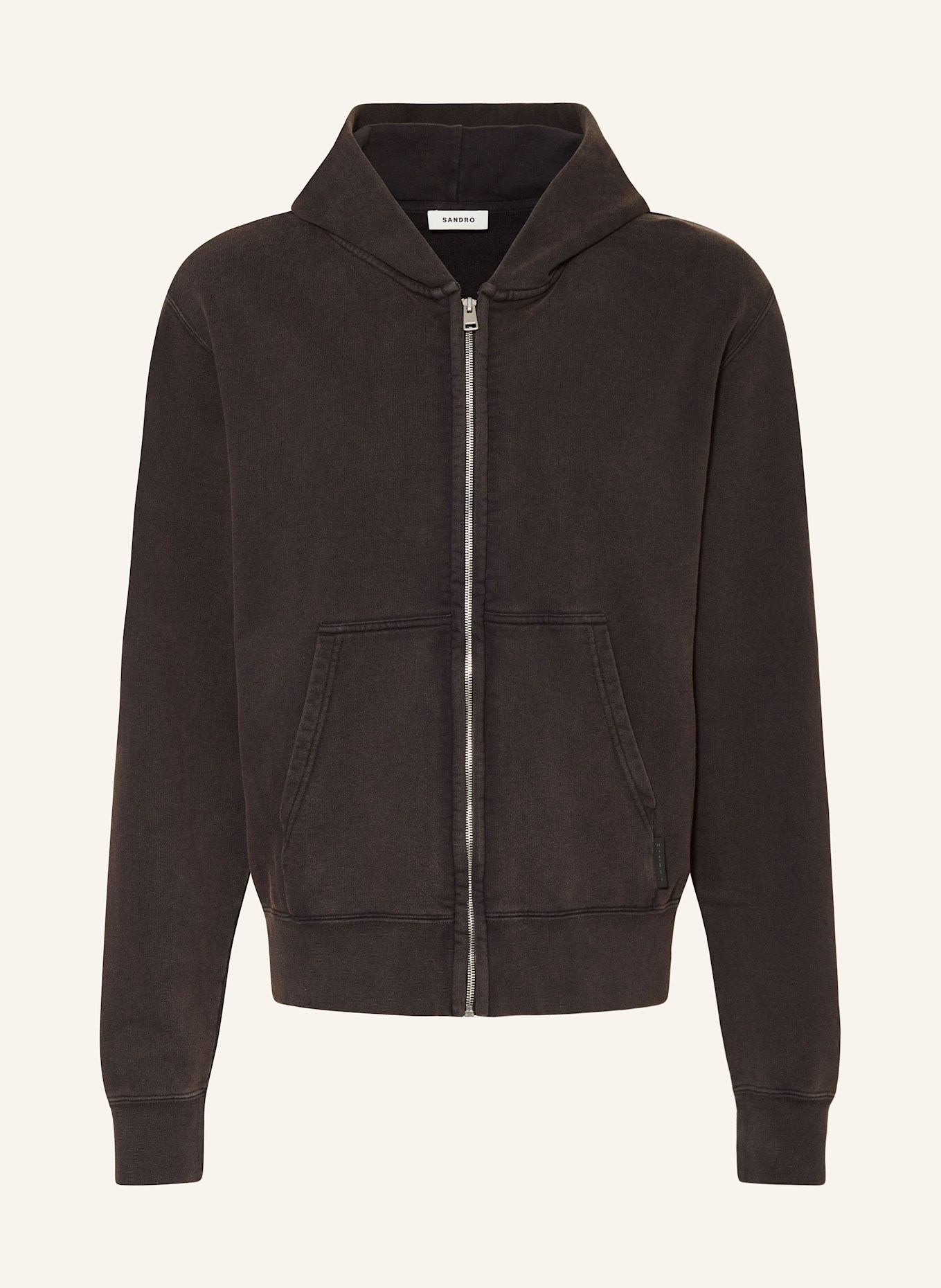 Sandro black hoodie store