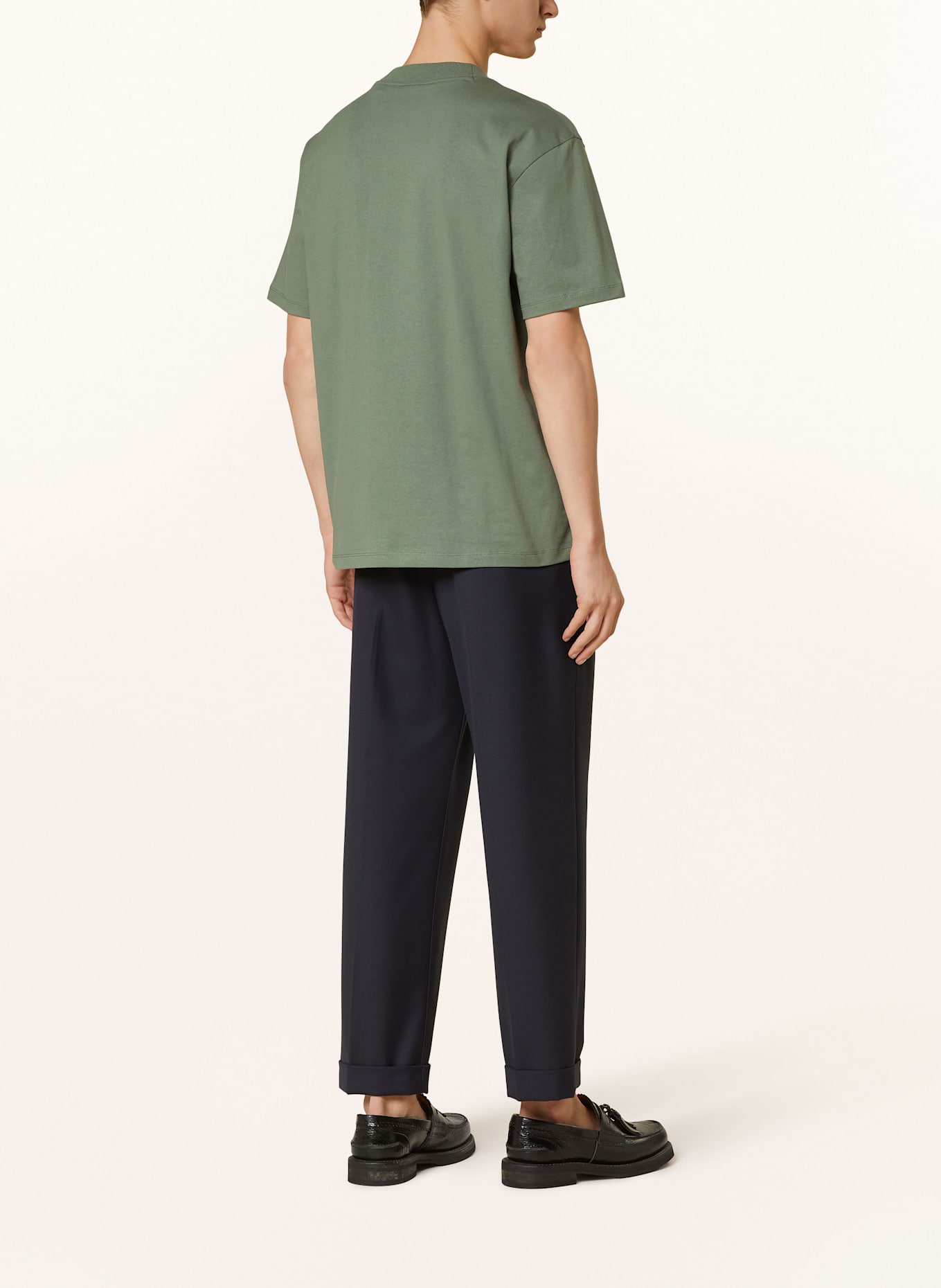 HUGO T-shirt DAPOLINO: ZIELONY