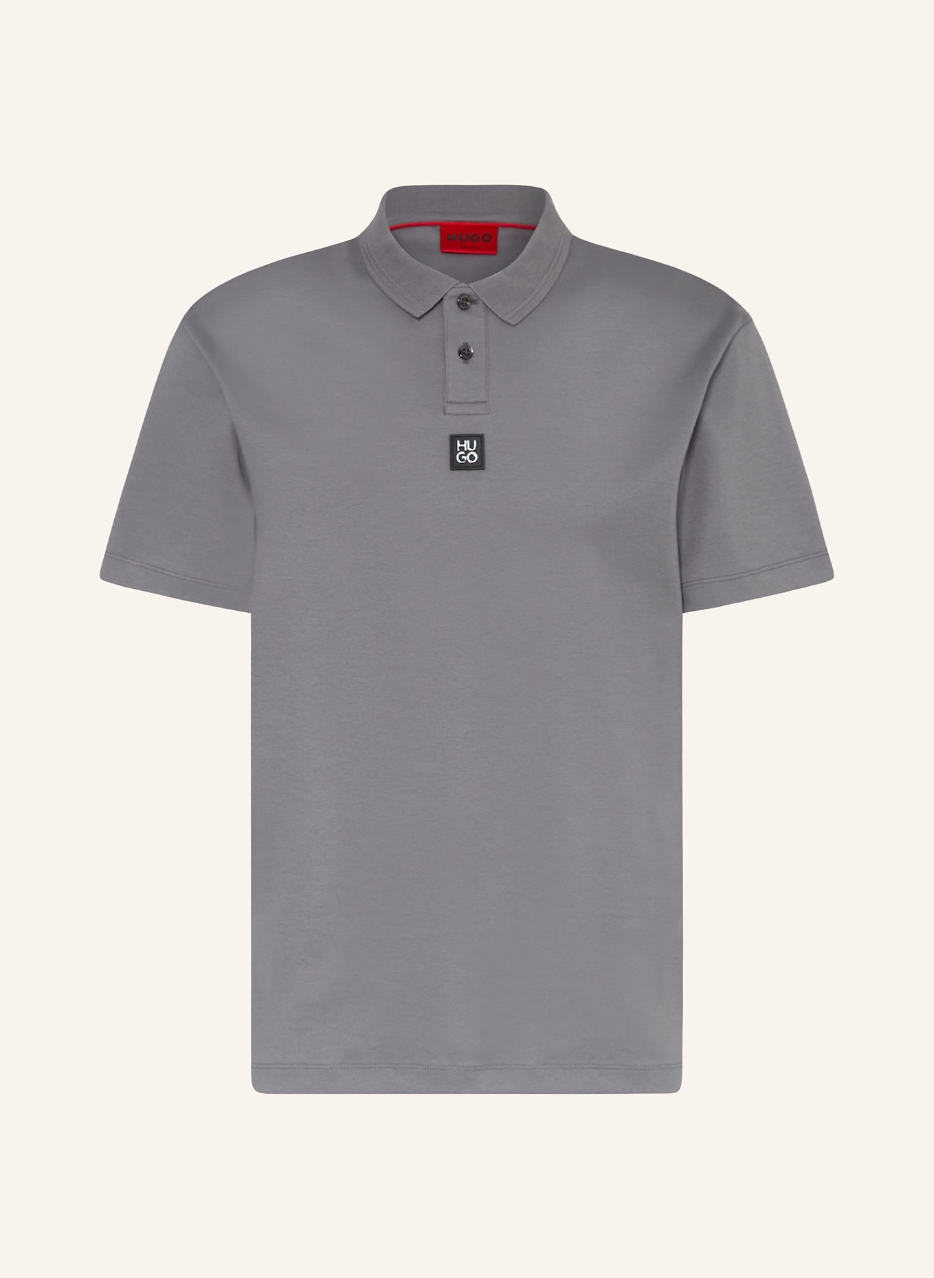 HUGO DEABONO jersey polo shirt: GRAY