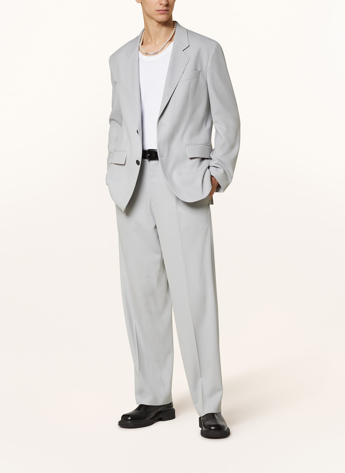 HUGO Anzugshose FLIPS: 050 LIGHT/PASTEL GREY