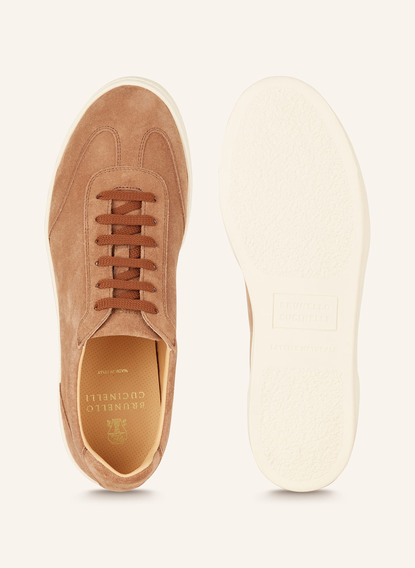 BRUNELLO CUCINELLI Sneaker: HELLBRAUN