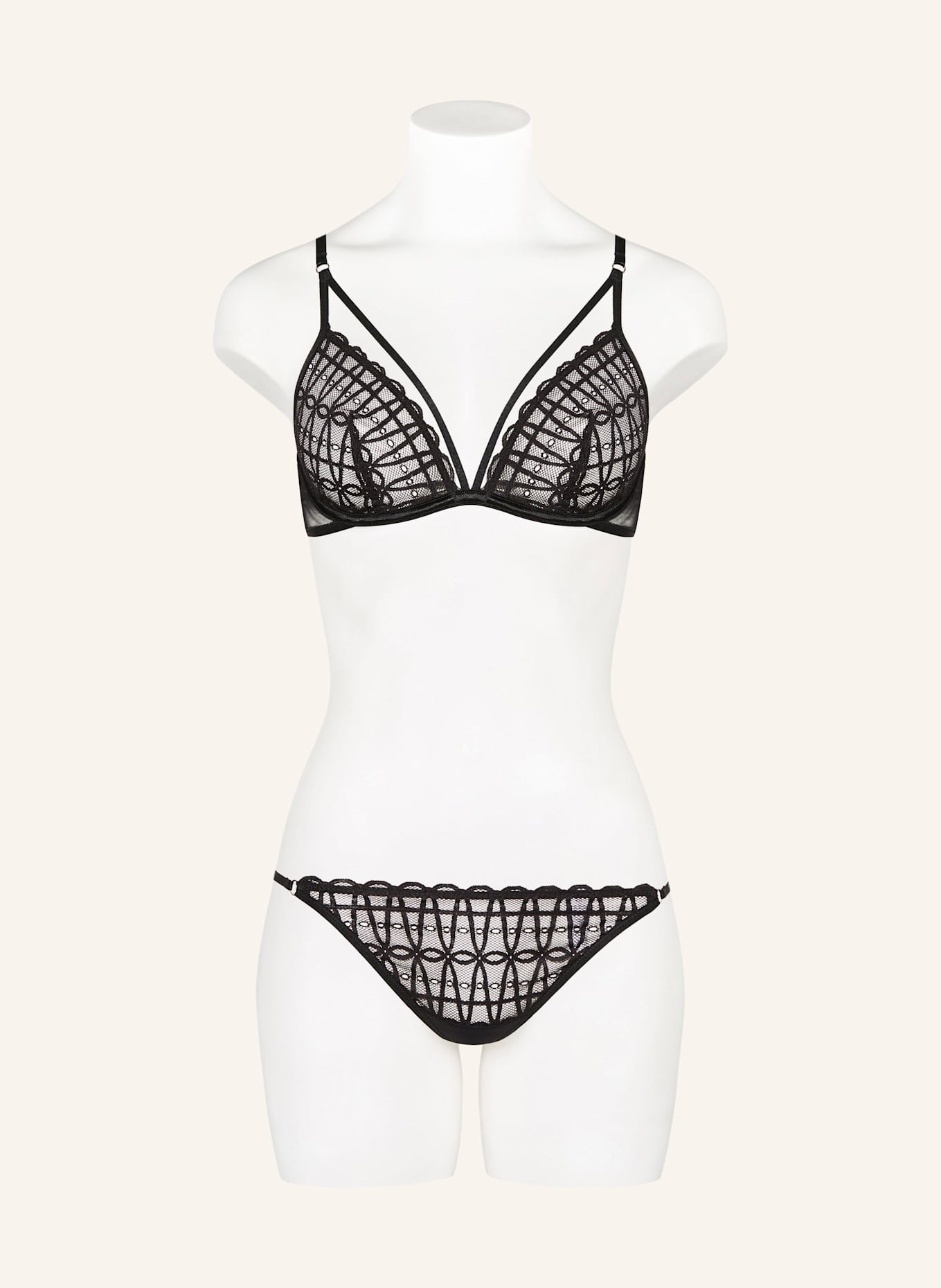 mey Underwired bra CAPTIVATING series: BLACK