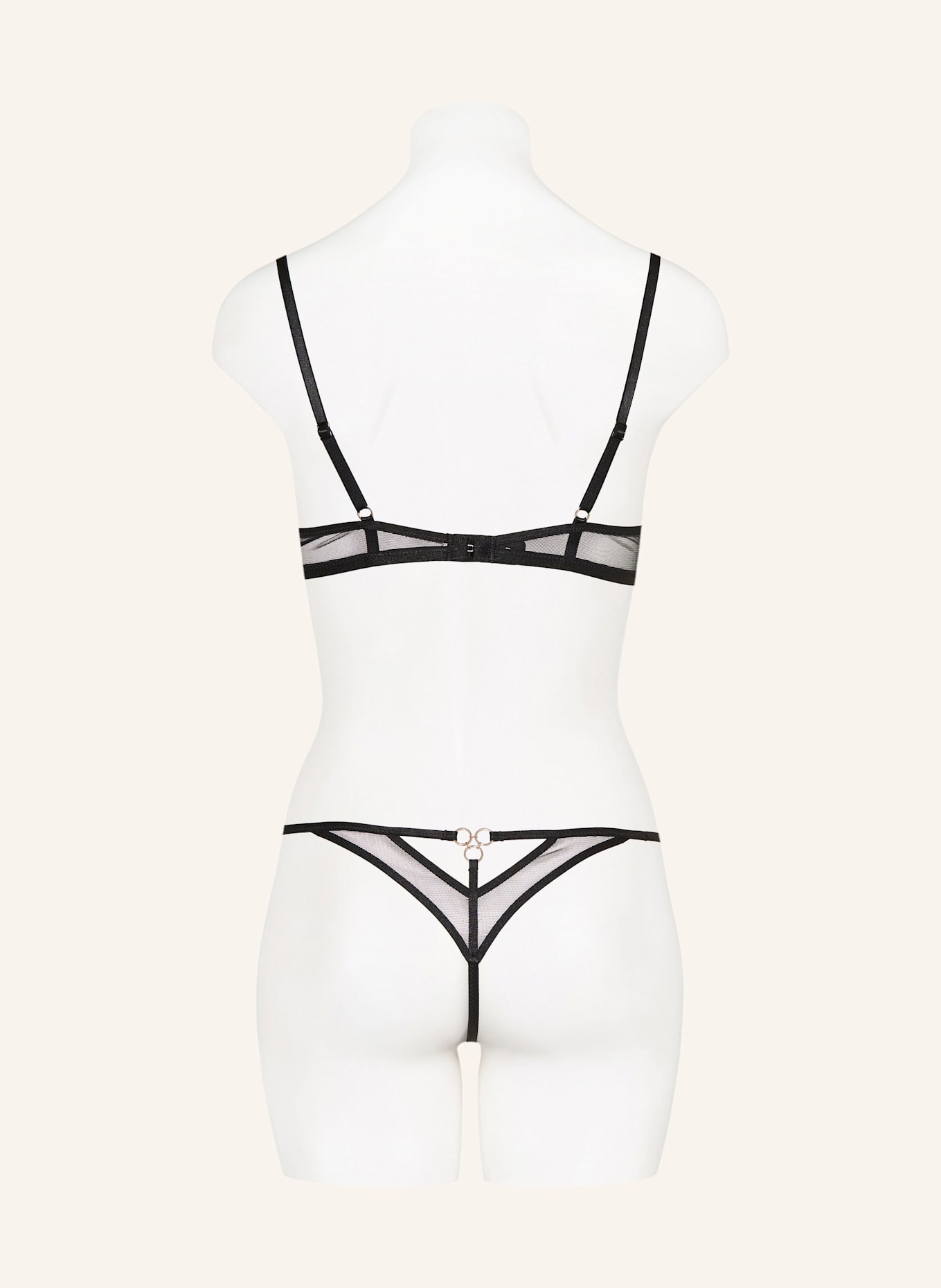 mey Underwired bra CAPTIVATING series: BLACK