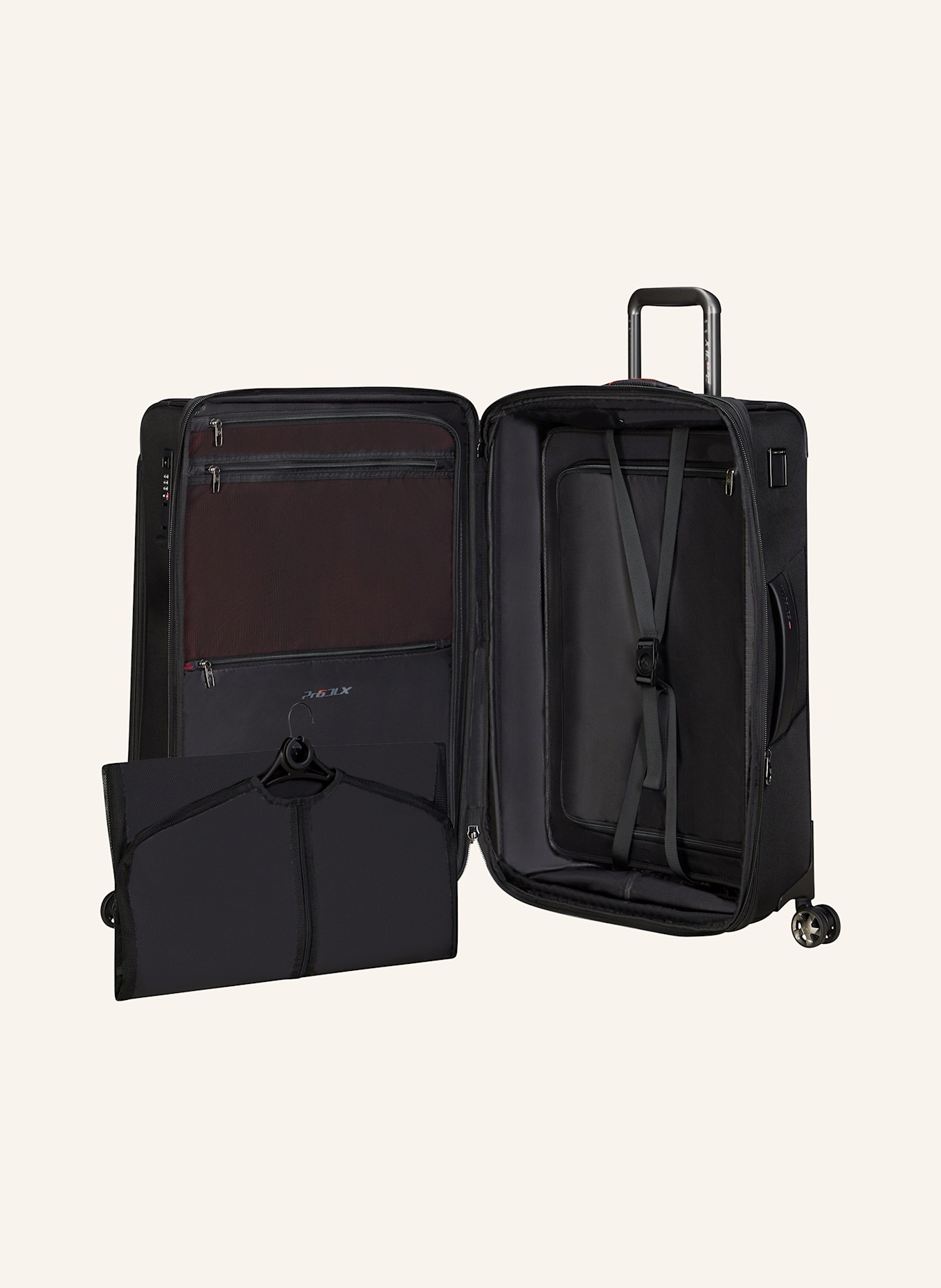 Samsonite Trolley PRO-DLX 6 TRVL: SCHWARZ