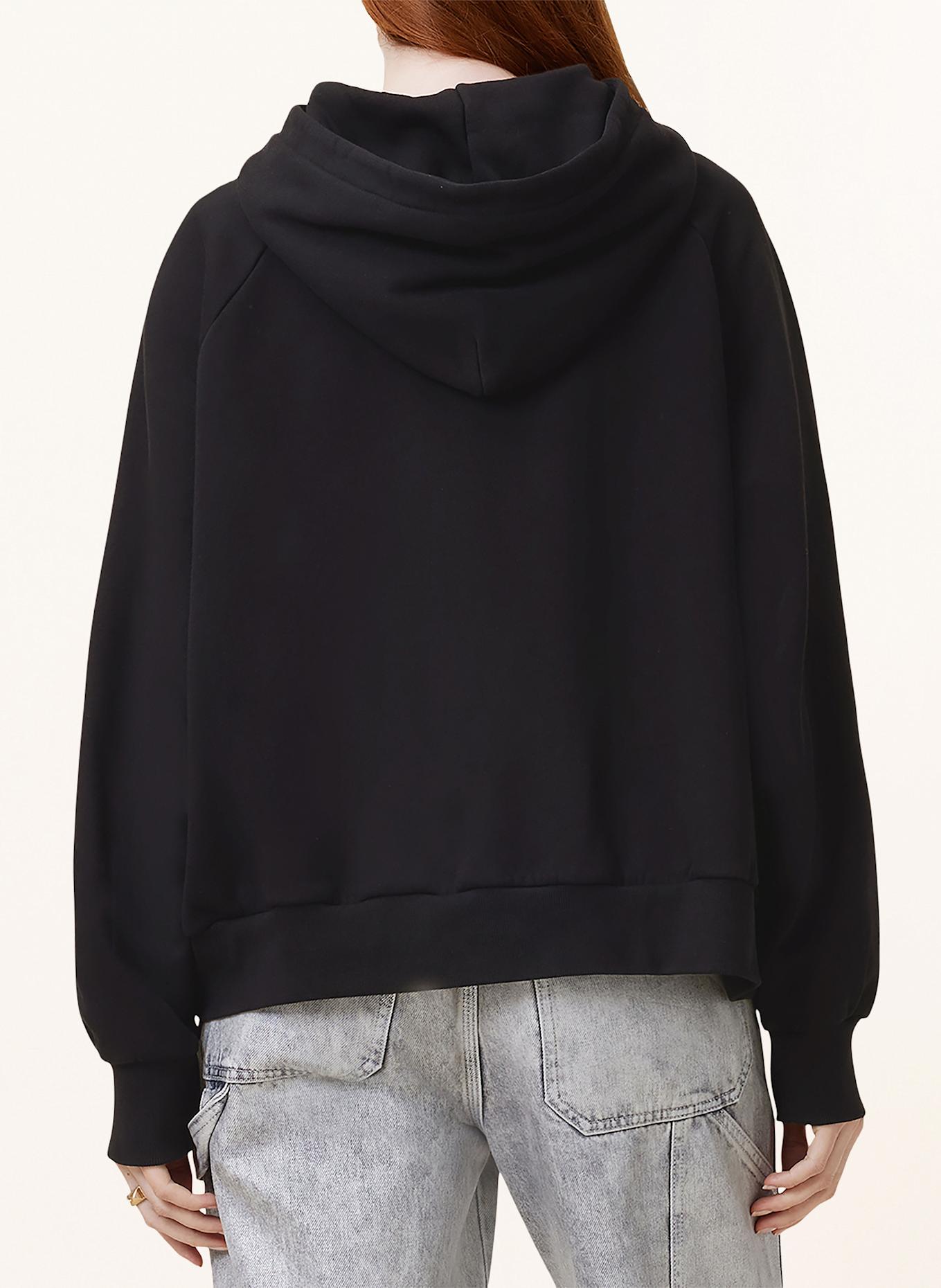 ALLSAINTS Hoodie KIT TALON in schwarz weiss hellgrau