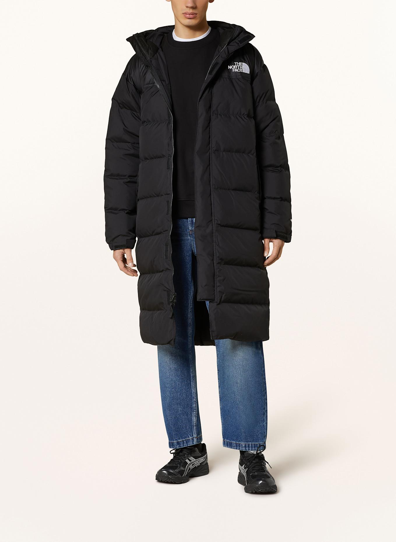 north face long down coat