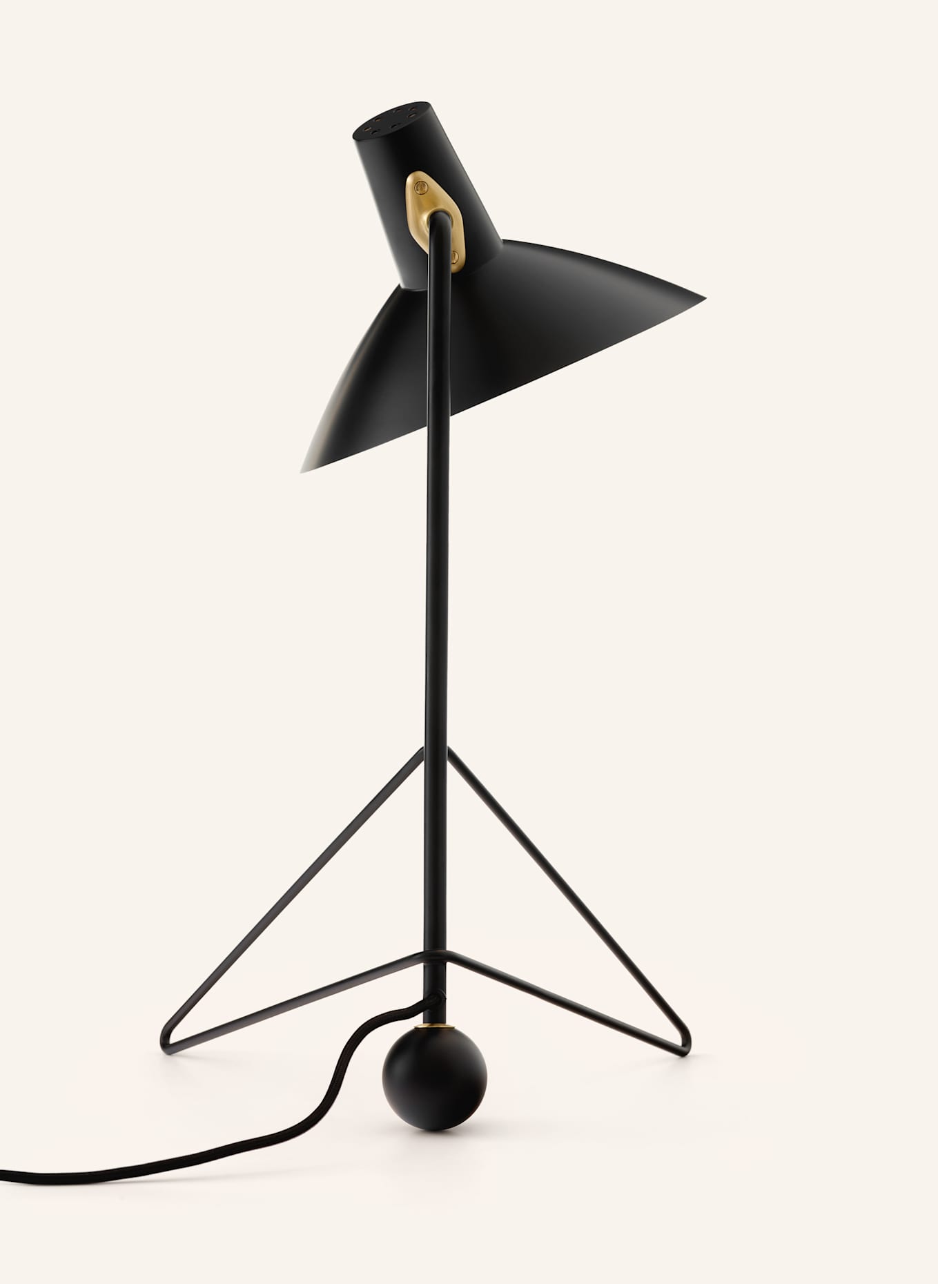 &Tradition Tischleuchte TRIPOD HM9: SCHWARZ