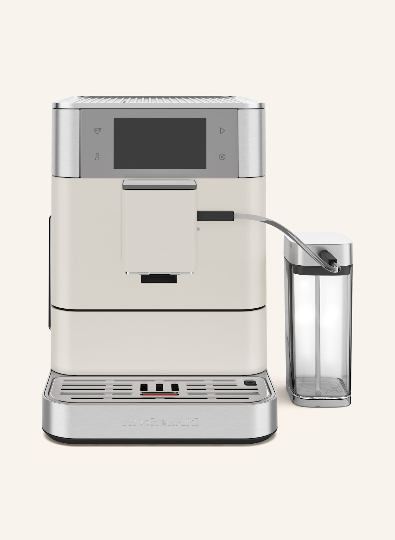 KitchenAid Kaffeevollautomat KF8: WEISS / SILBER