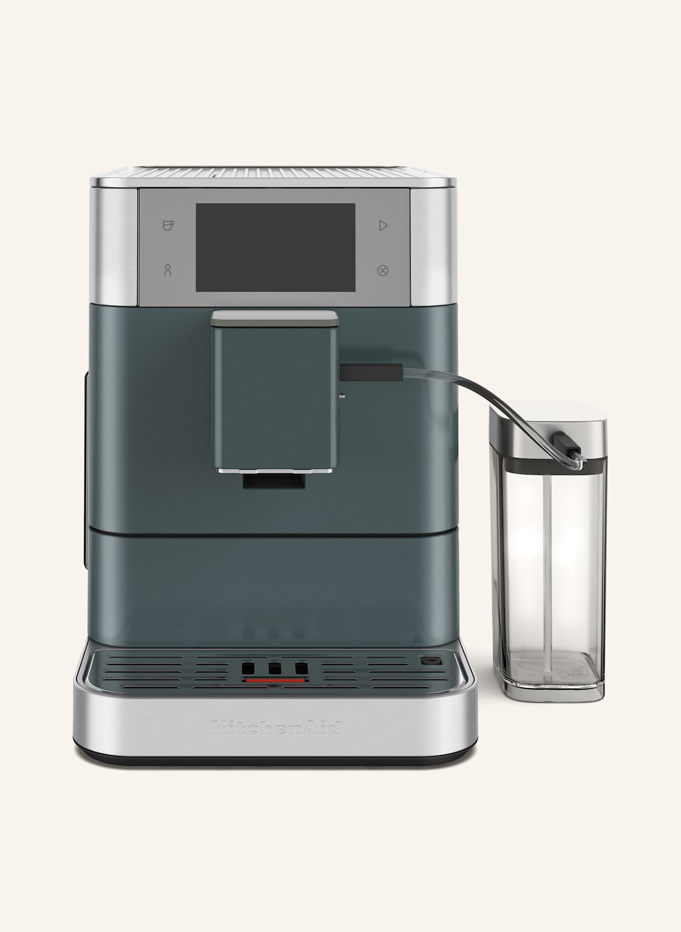 KitchenAid Kaffeevollautomat KF8: SILBER / PETROL