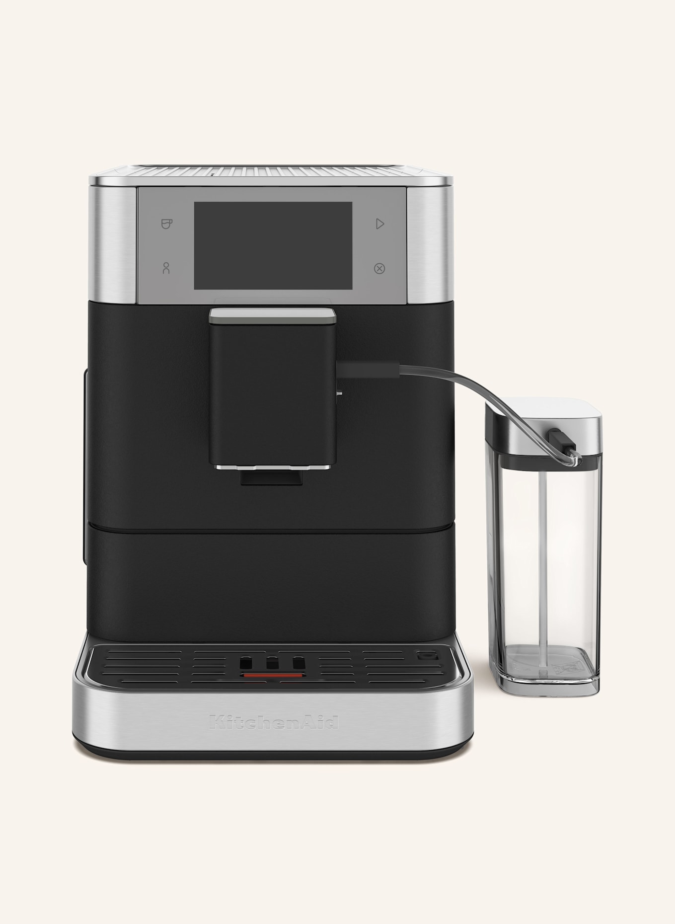 KitchenAid Kaffeevollautomat KF8: SCHWARZ / SILBER