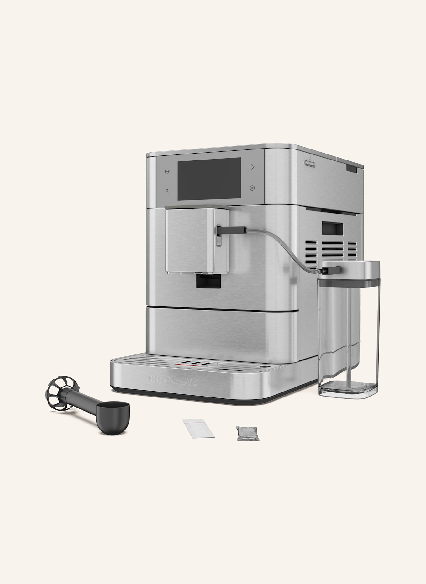 KitchenAid Kaffeevollautomat KF8: SILBER