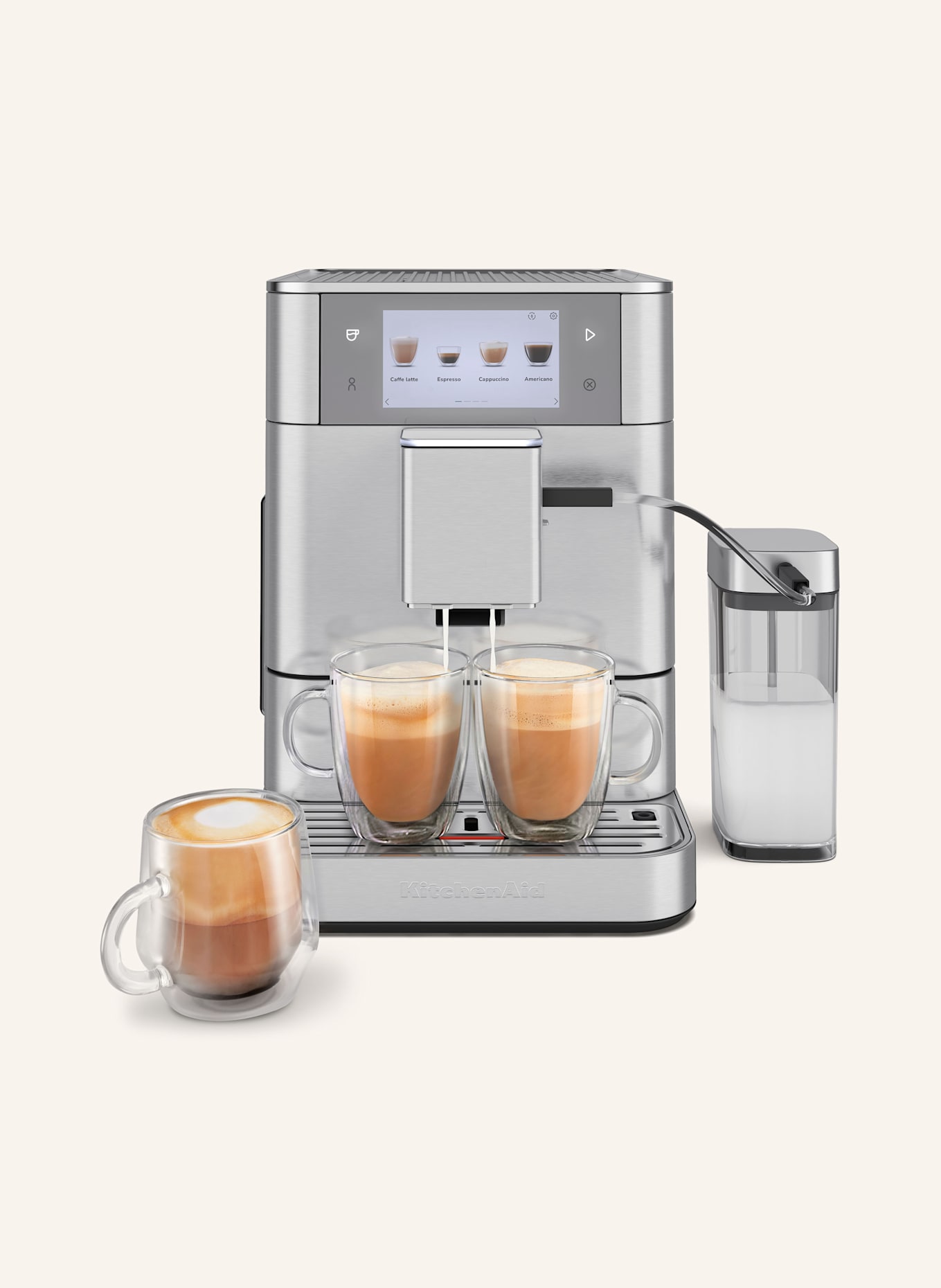 KitchenAid Kaffeevollautomat KF8: SILBER