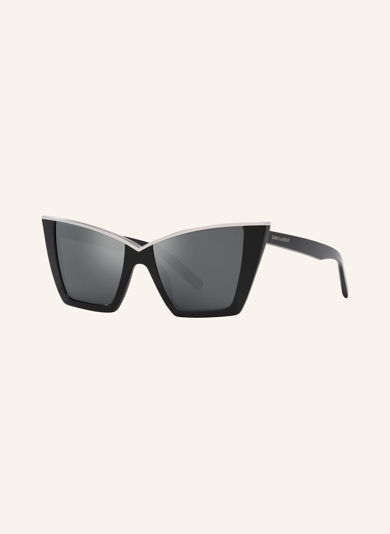 SAINT LAURENT Sonnenbrille YS000435: 1100V1 - SCHWARZ/ GRAU