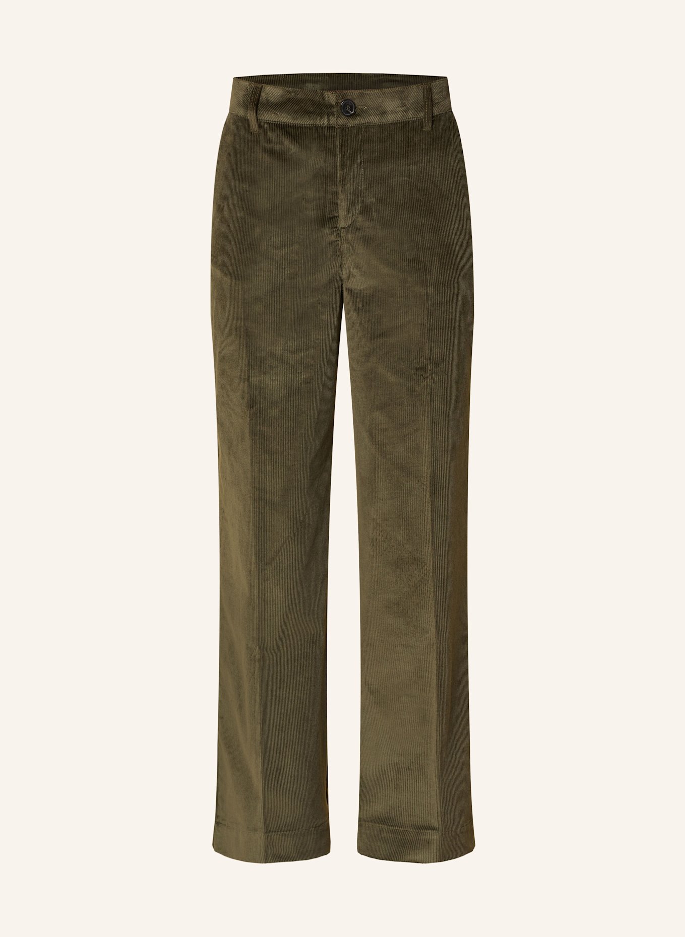 ba&sh Manšestrové kalhoty NALI: KHAKI