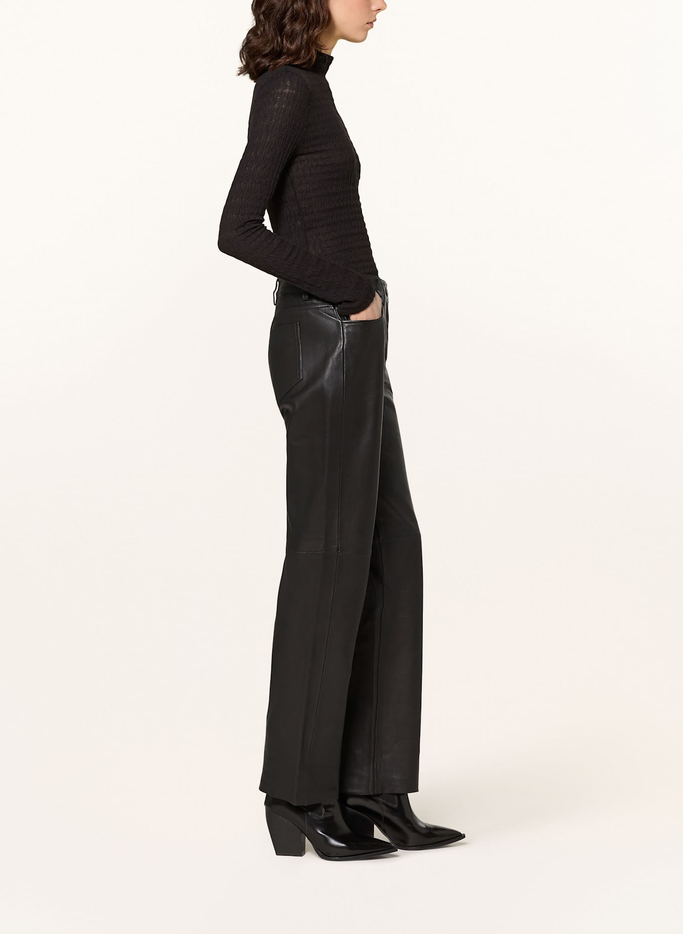 Allsaints leather pants clearance
