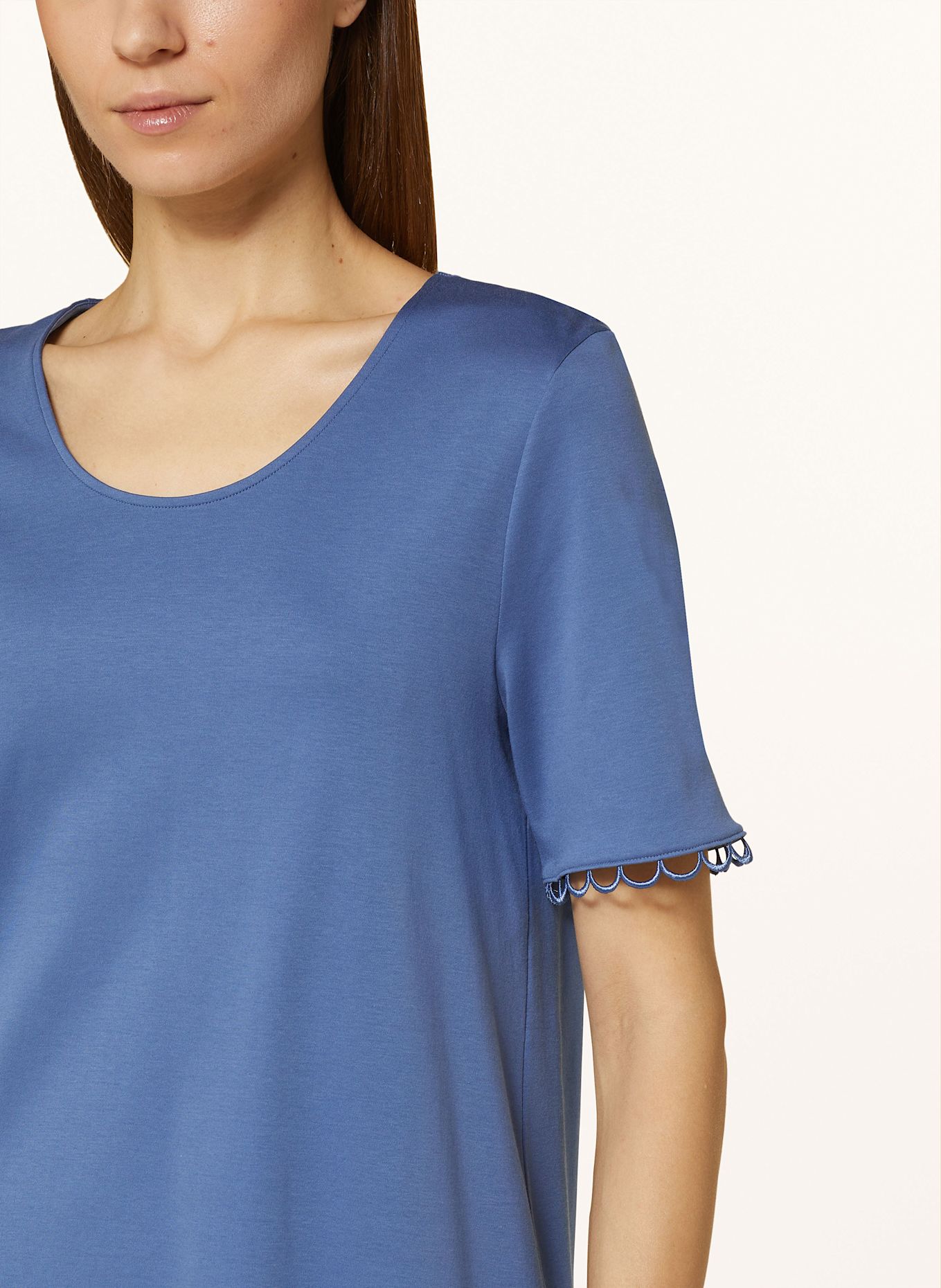 HANRO Shorty-Schlafanzug ANOUK: BLAU