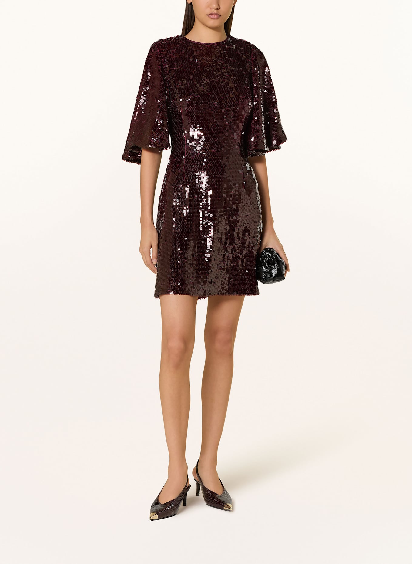 MALINA Paillettenkleid YVETTE: DUNKELROT