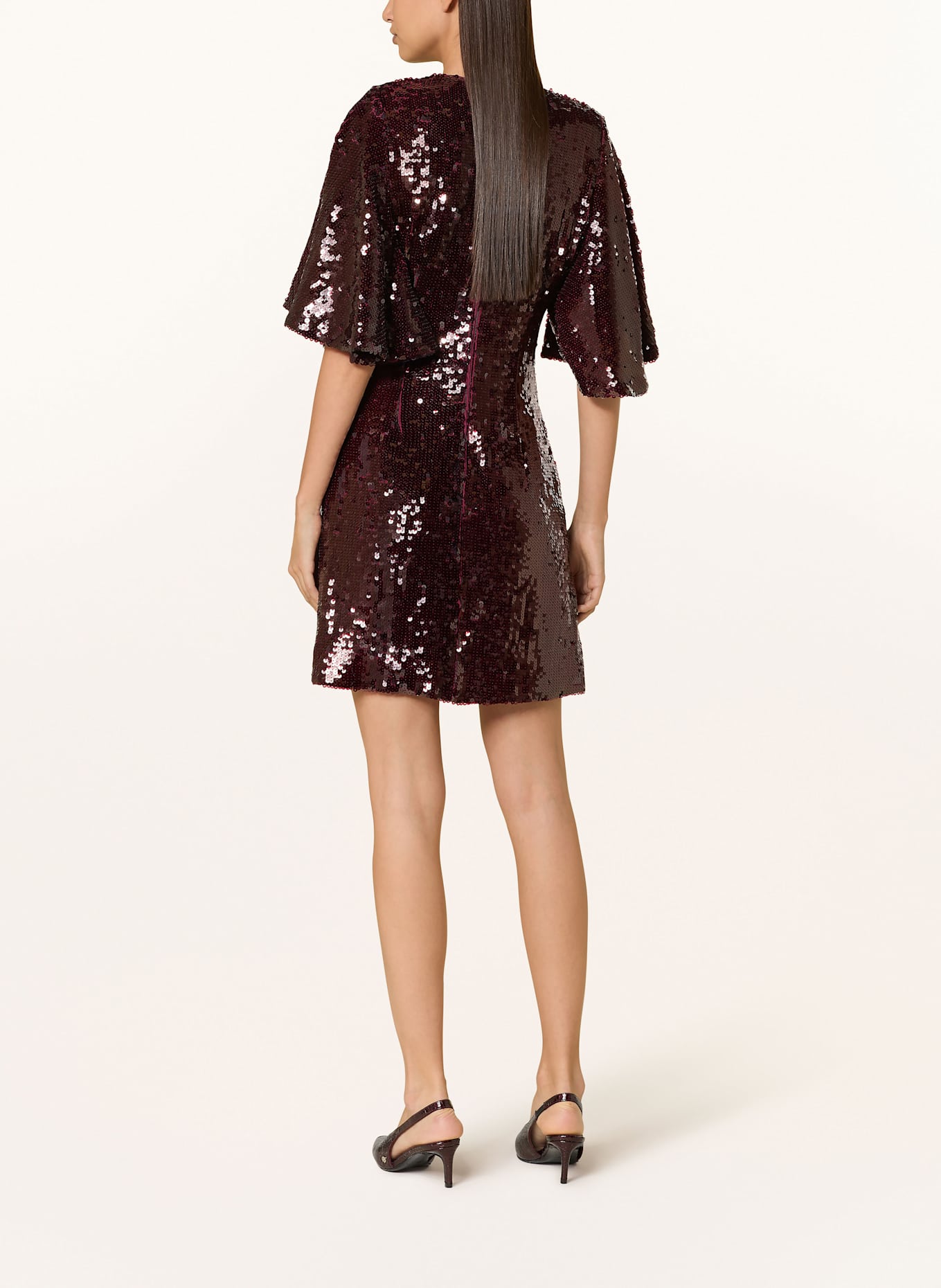 MALINA Paillettenkleid YVETTE: DUNKELROT