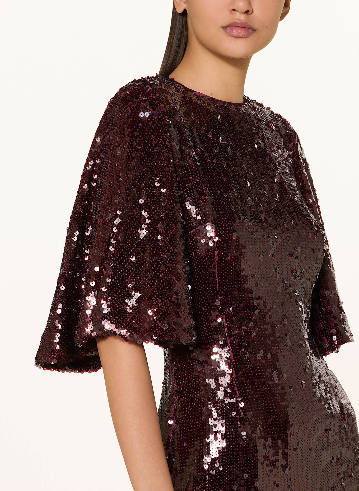 MALINA Paillettenkleid YVETTE: DUNKELROT