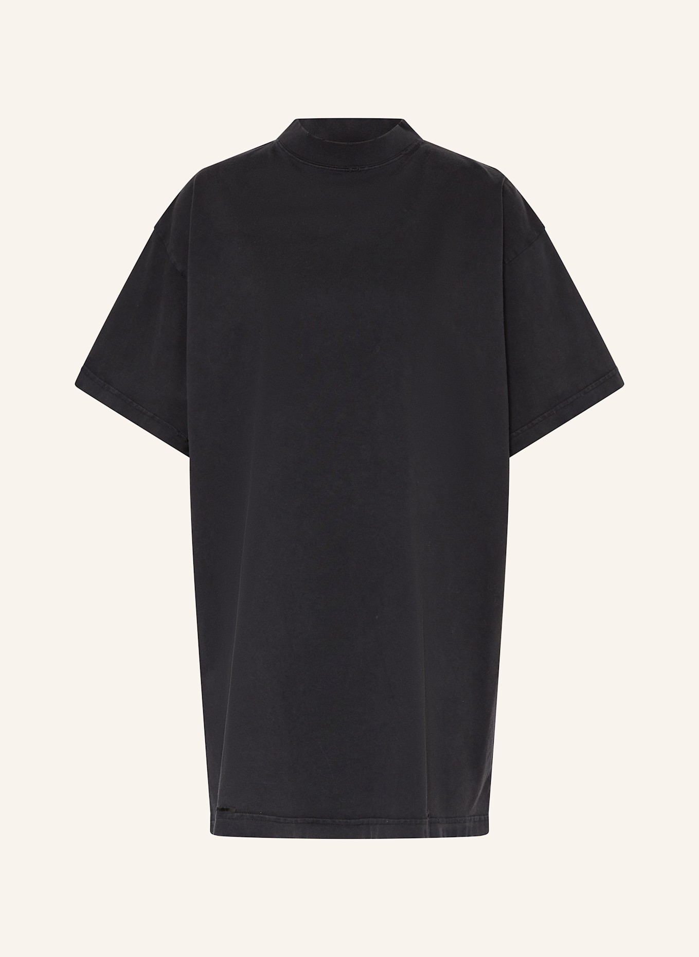 BALENCIAGA Koszulka oversize: CZARNY