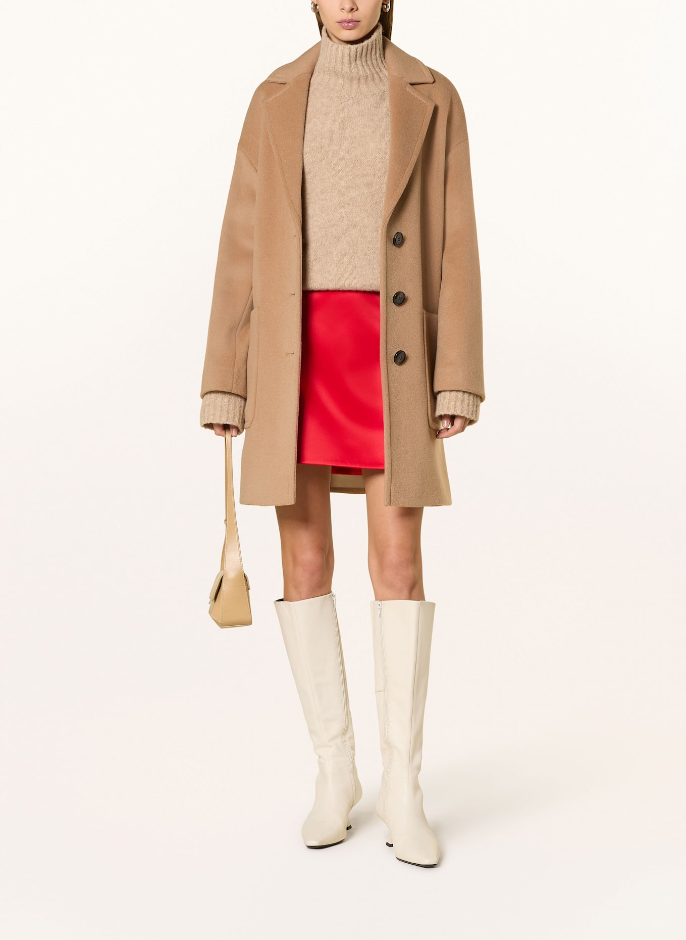 MAX & Co. Wollen jas TAROCCO: CAMEL