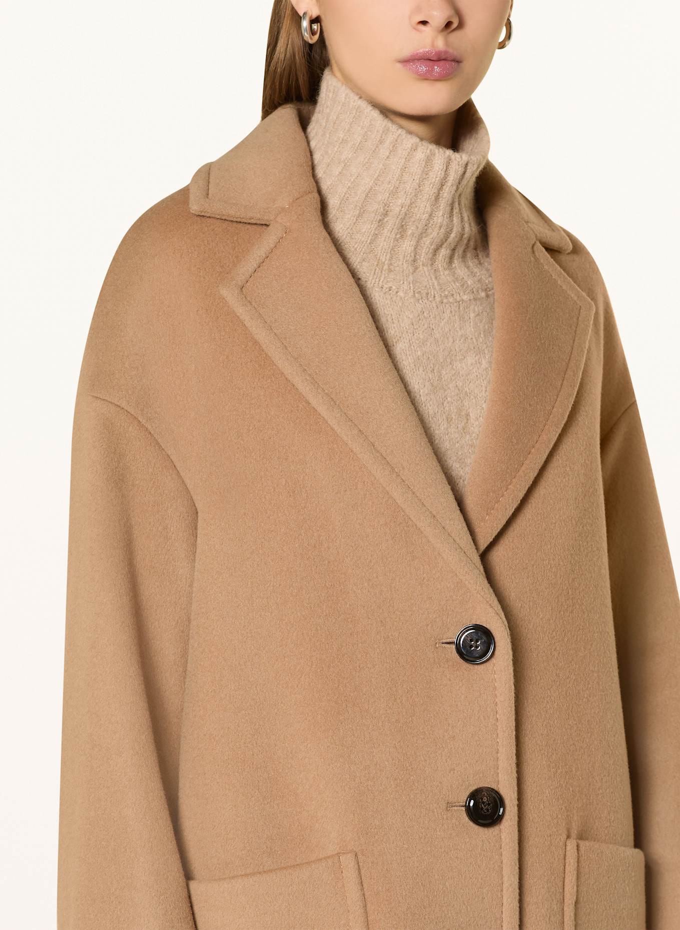 MAX & Co. Wollen jas TAROCCO: CAMEL