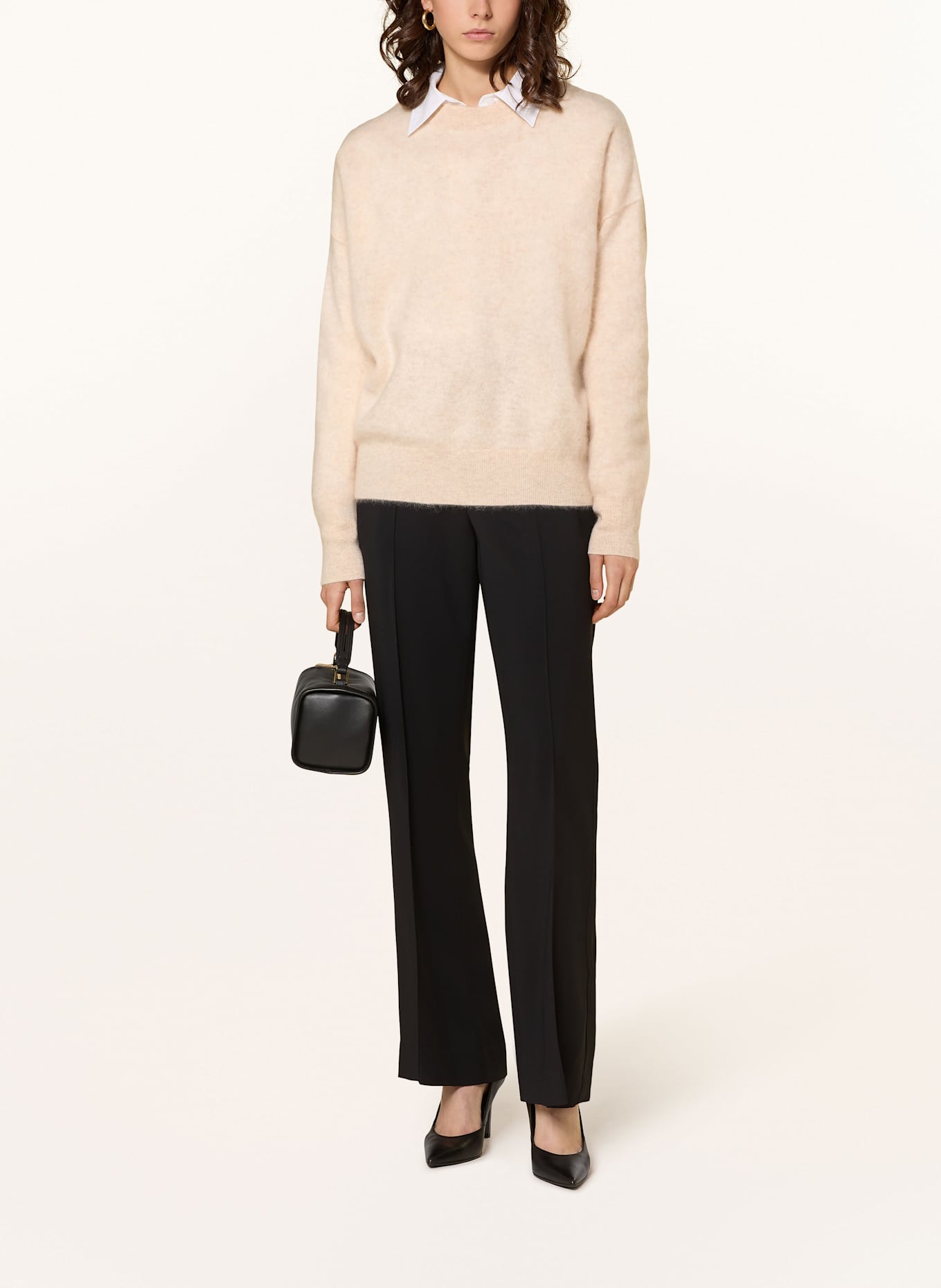 REISS Cashmere sweater in cream