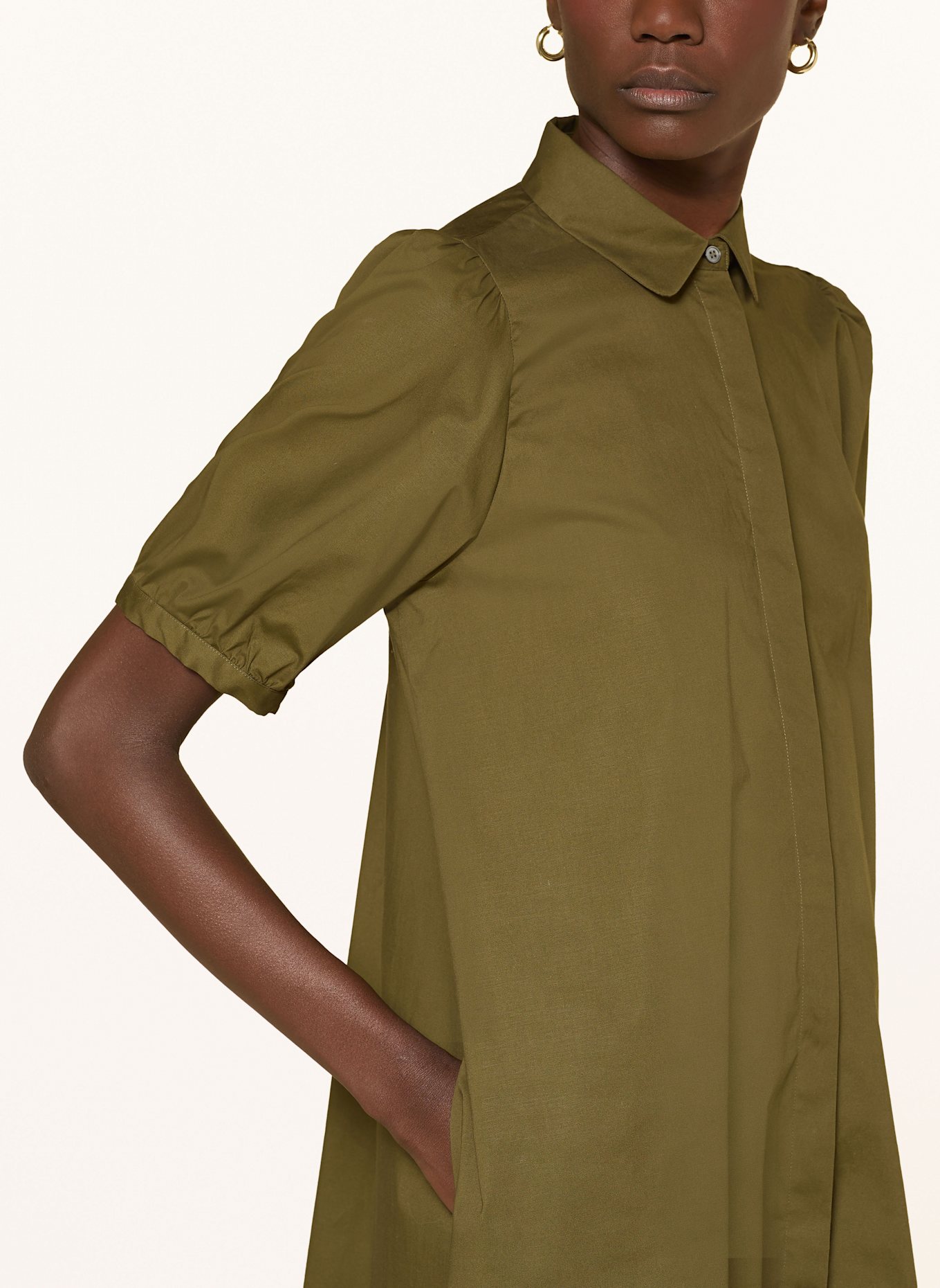 ROBERT FRIEDMAN Shirt dress FINIA, Color: KHAKI (Image 4)
