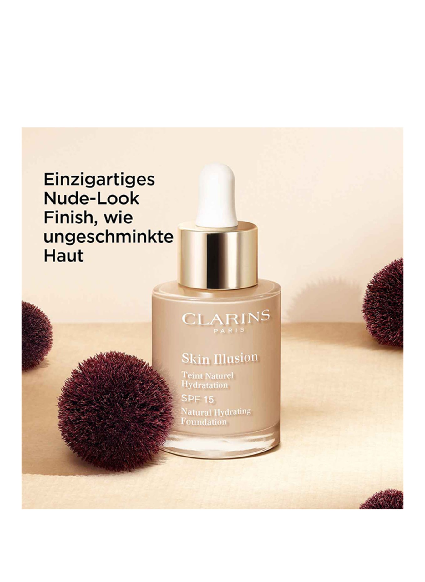 CLARINS SKIN ILLUSION SPF 15: 110 HONEY