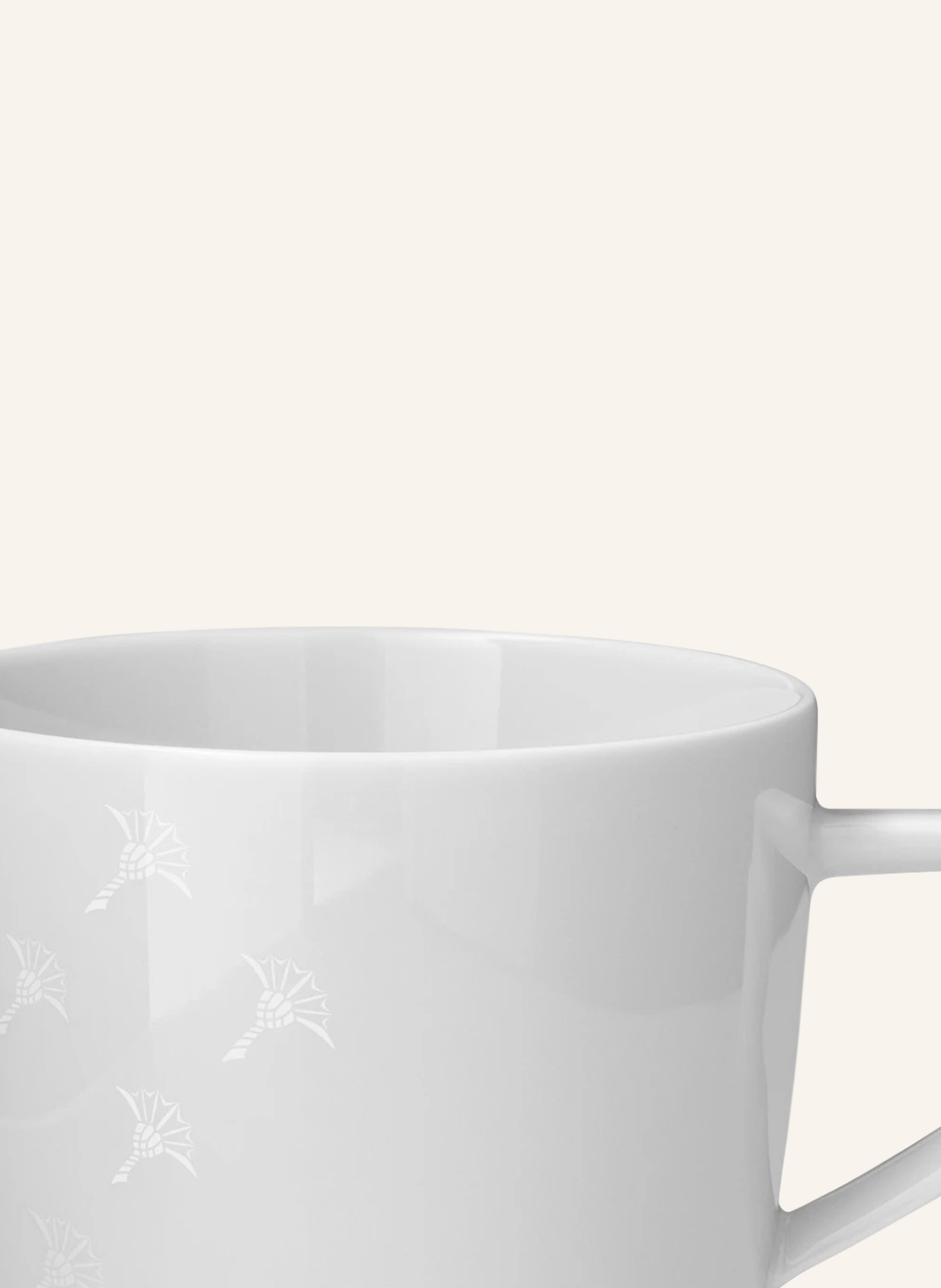 JOOP! Kubki z uchem FADED CORNFLOWER, 2 szt.: BIAŁY