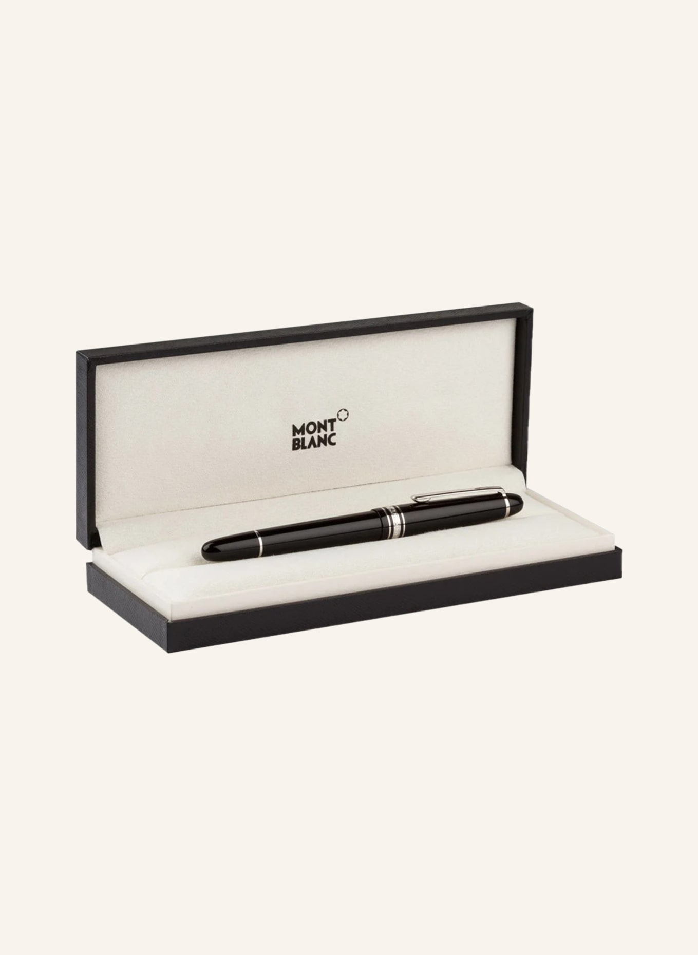 MONTBLANC Füllfederhalter MEISTERSTÜCK CLASSIQUE PLATINUM LINE 149: SCHWARZ