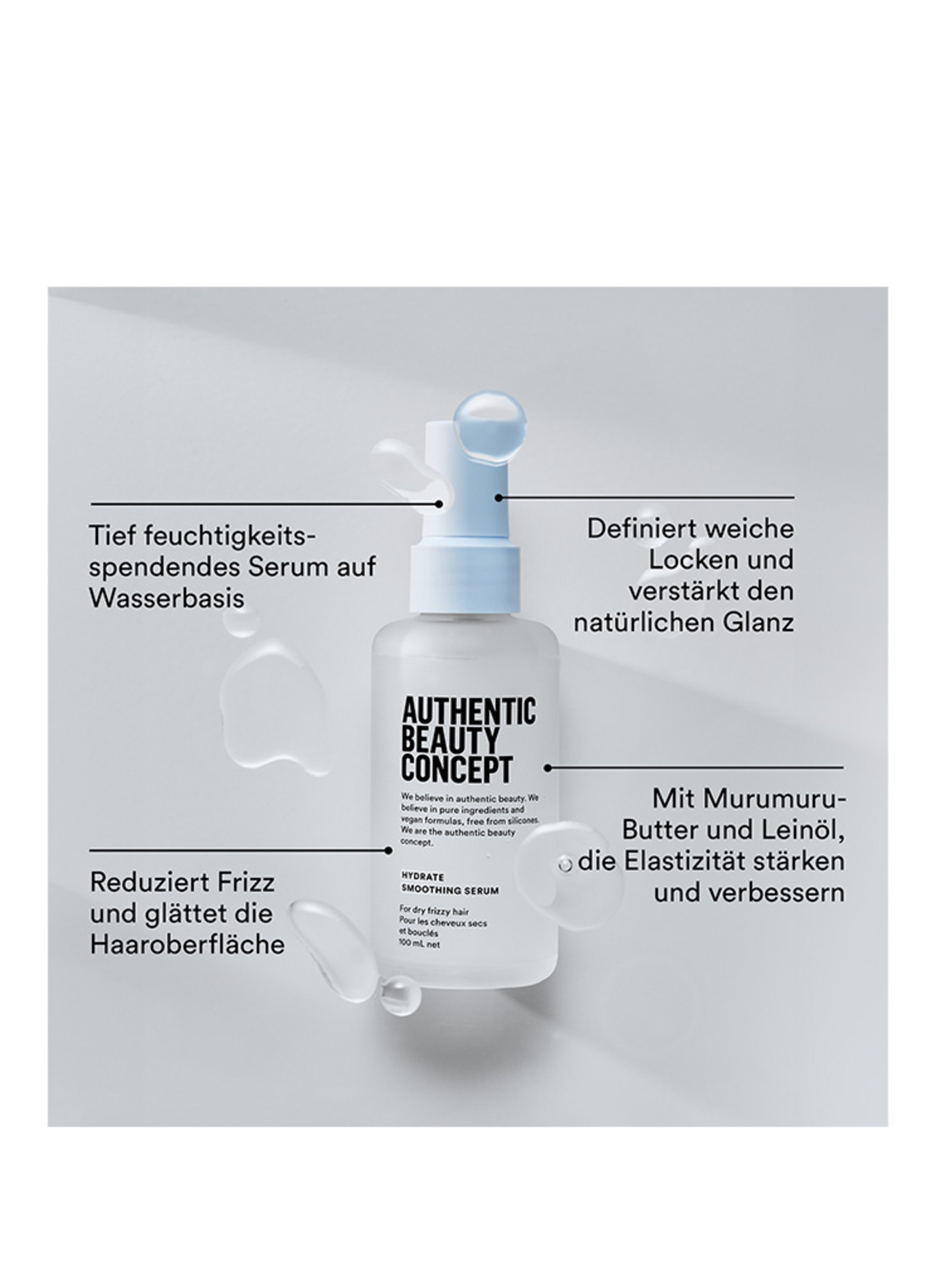 AUTHENTIC BEAUTY CONCEPT HYDRATE SMOOTHING SERUM