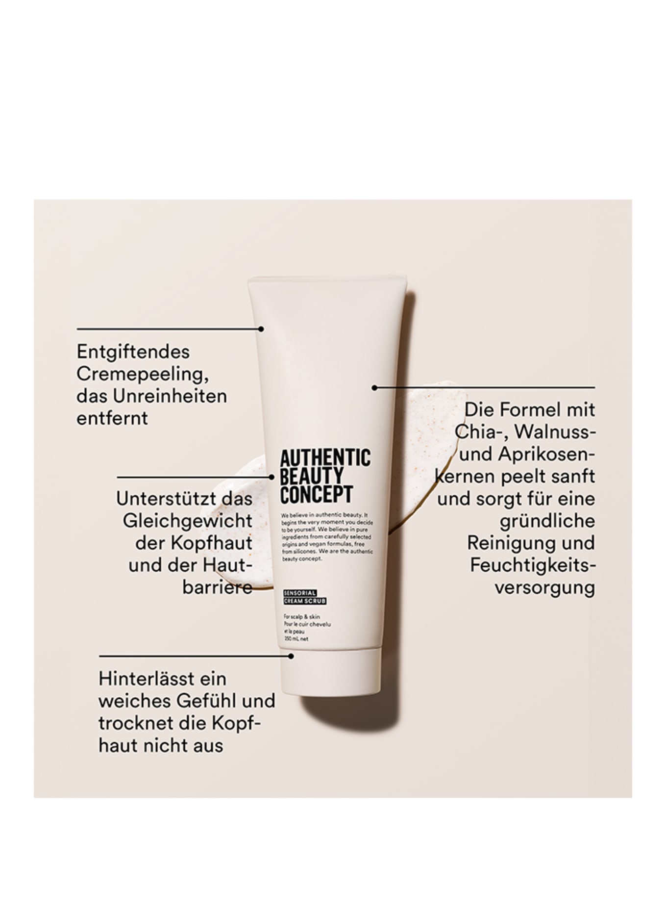 AUTHENTIC BEAUTY CONCEPT SENSORIAL CREAM SCRUB