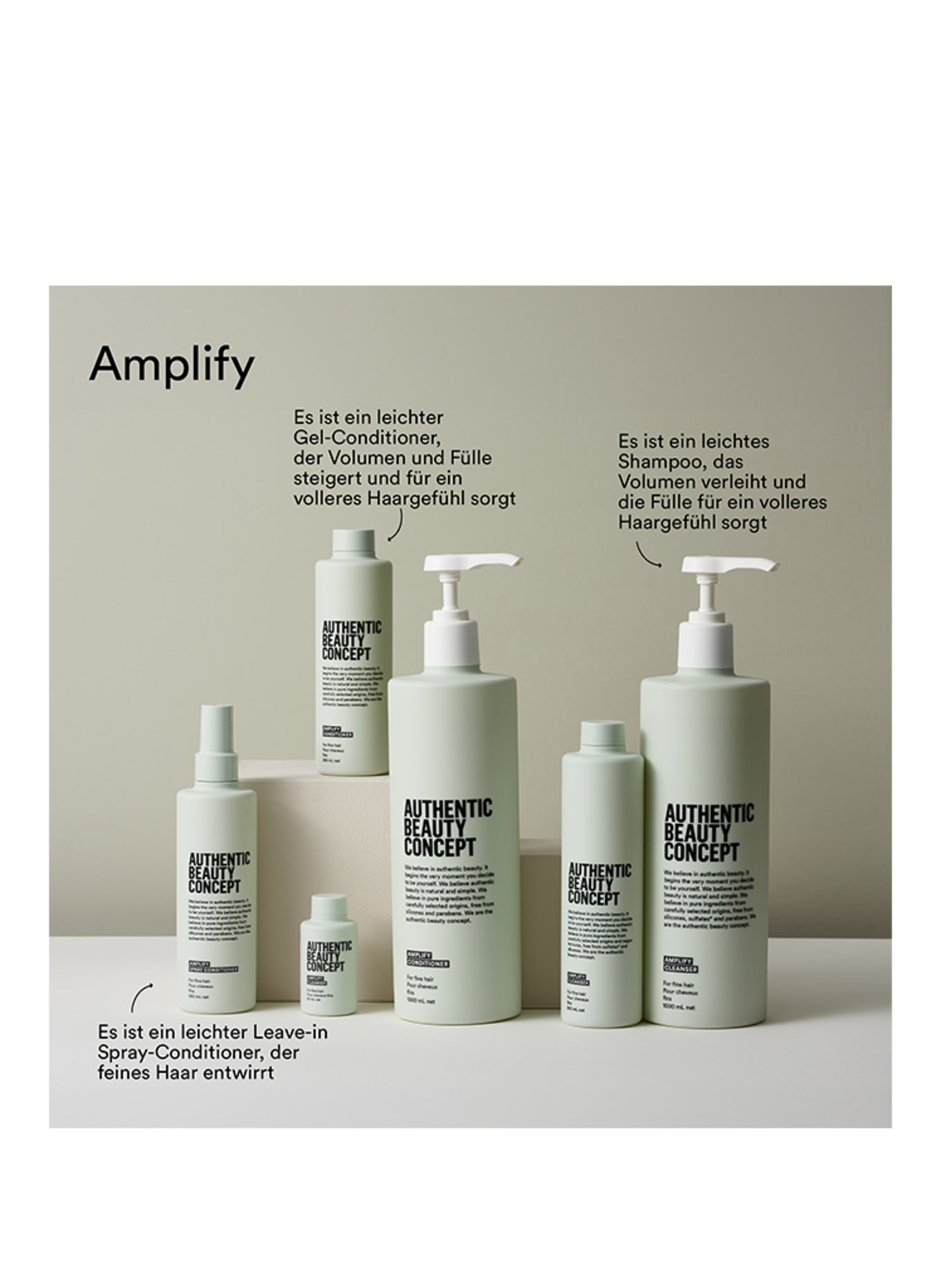 AUTHENTIC BEAUTY CONCEPT AMPLIFY CLEANSER