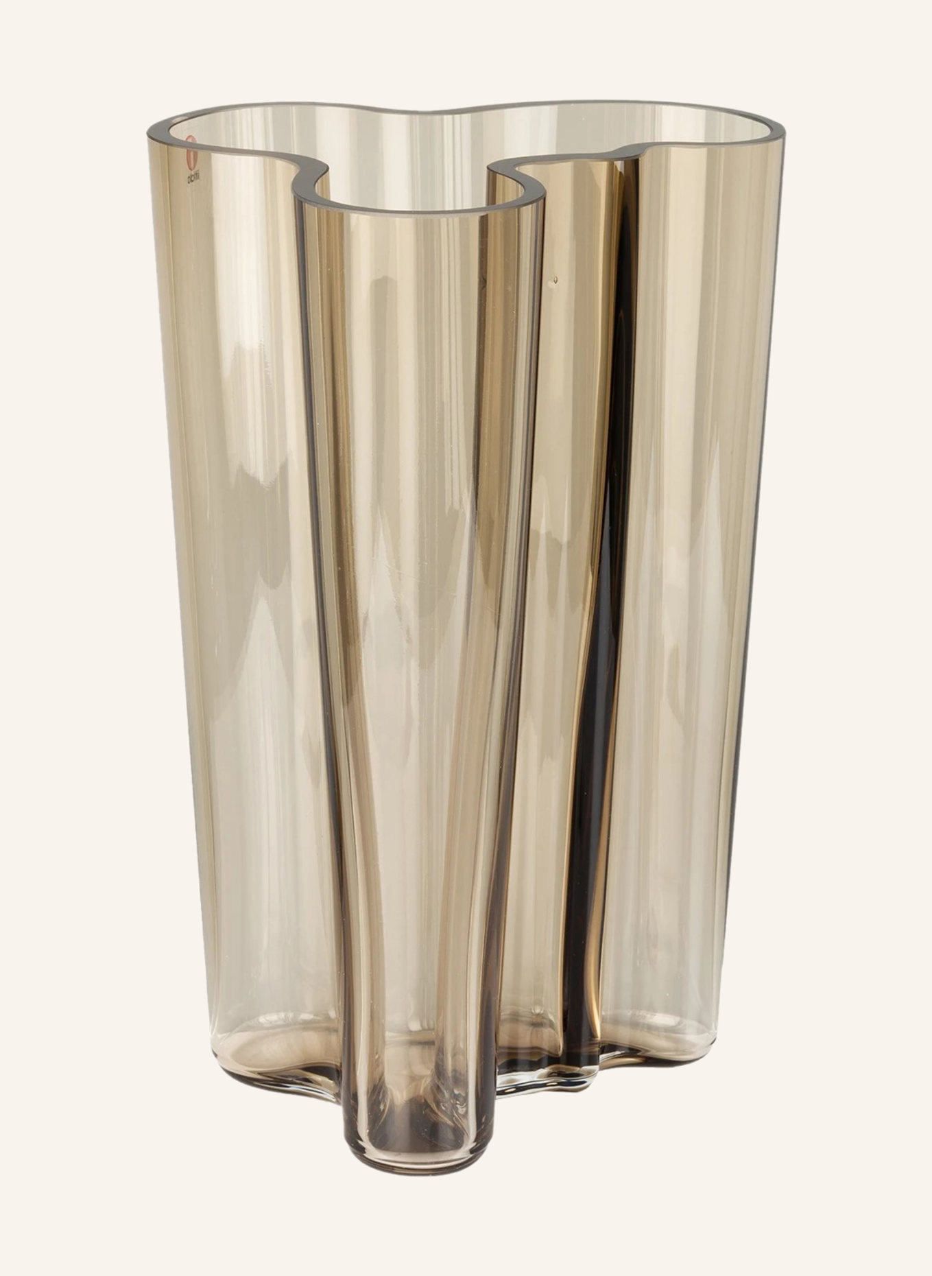 iittala Wazon ALVAR AALTO: POMARAŃCZOWY PRZEZROCZYSTY