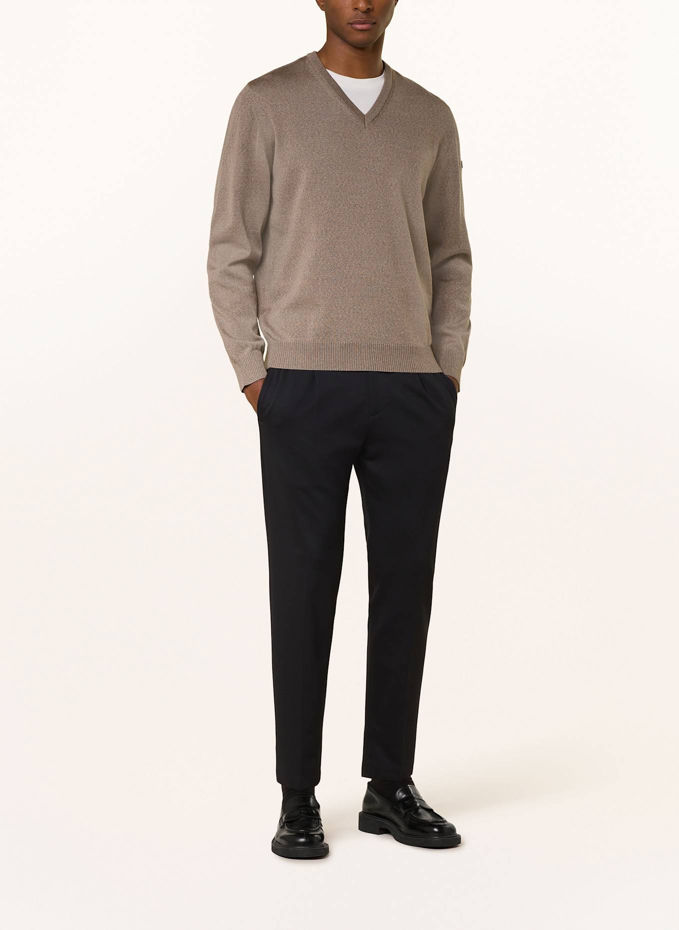MAERZ MUENCHEN Pullover: TAUPE