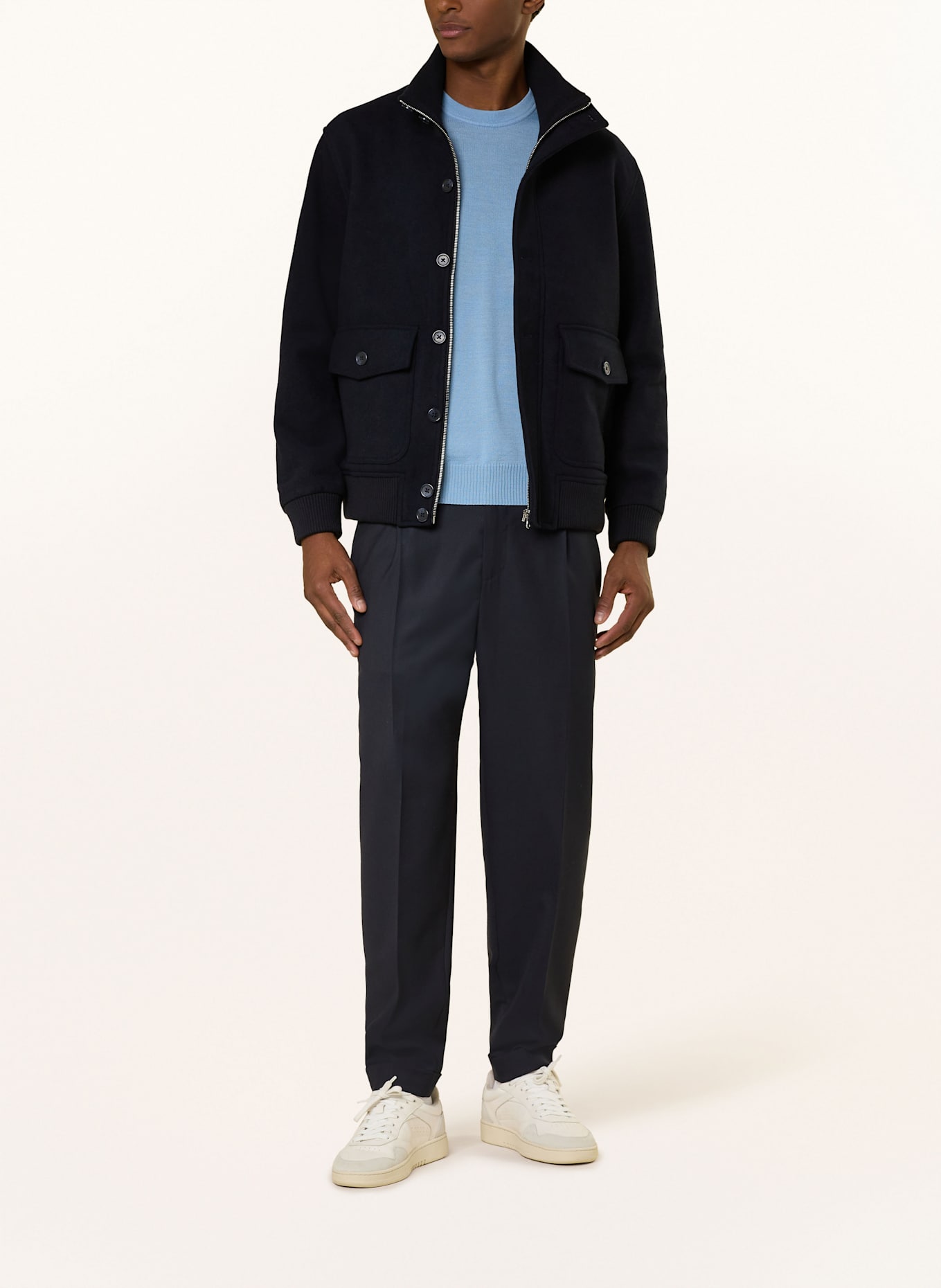 MAERZ MUENCHEN Pullover: HELLBLAU